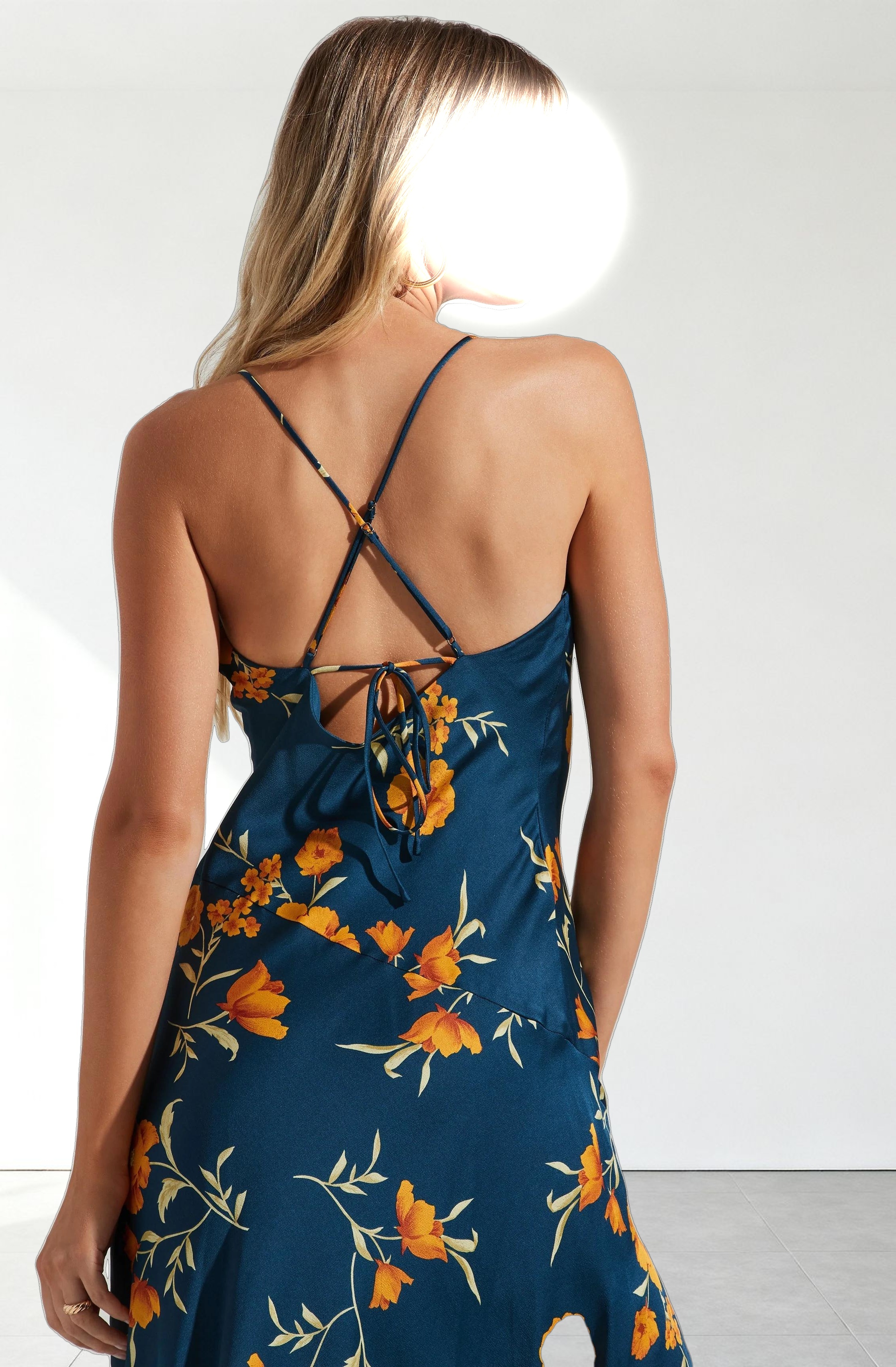 Gaia Floral Midi Dress