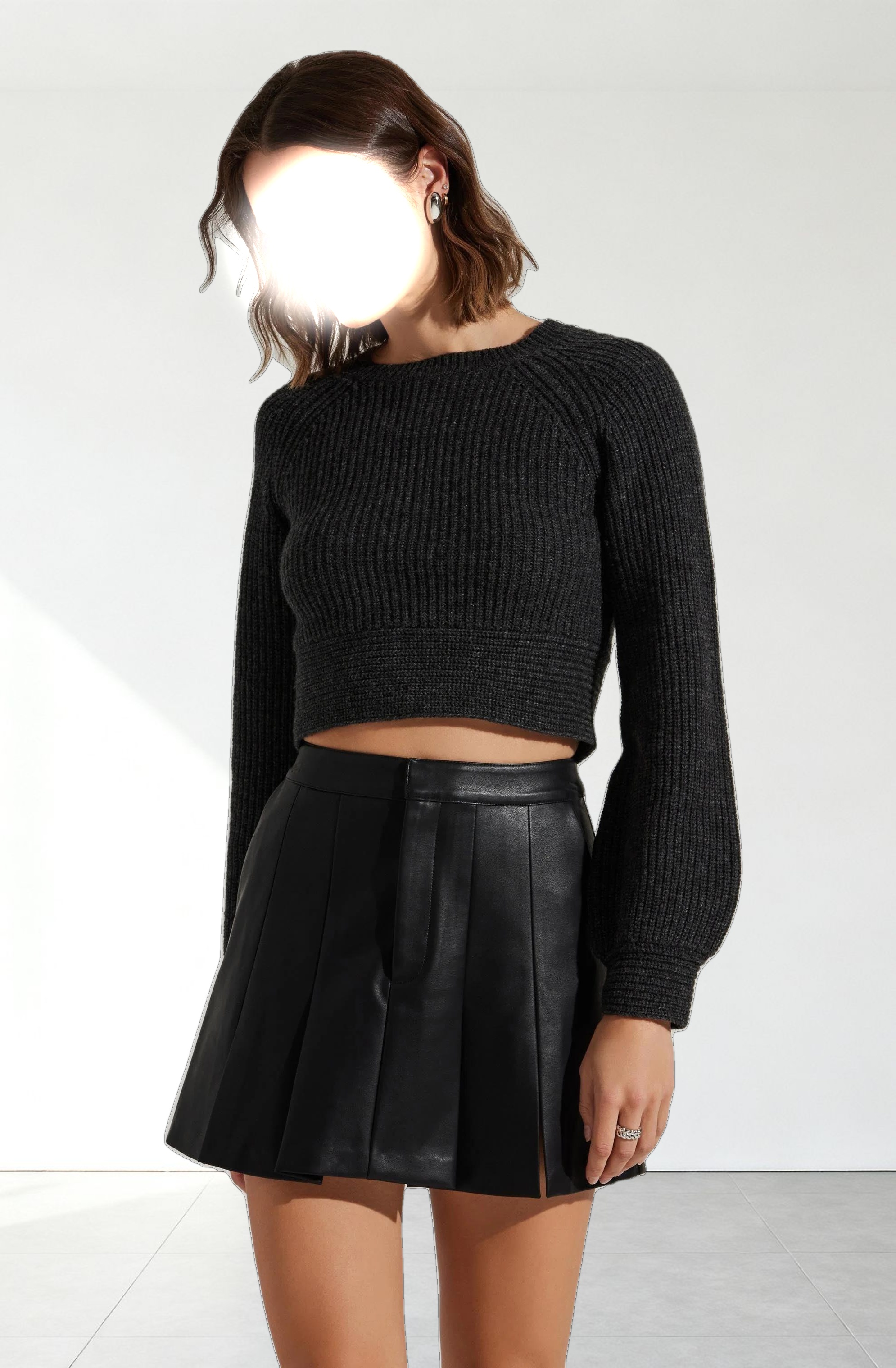 Eila Contrast Bow Back Sweater
