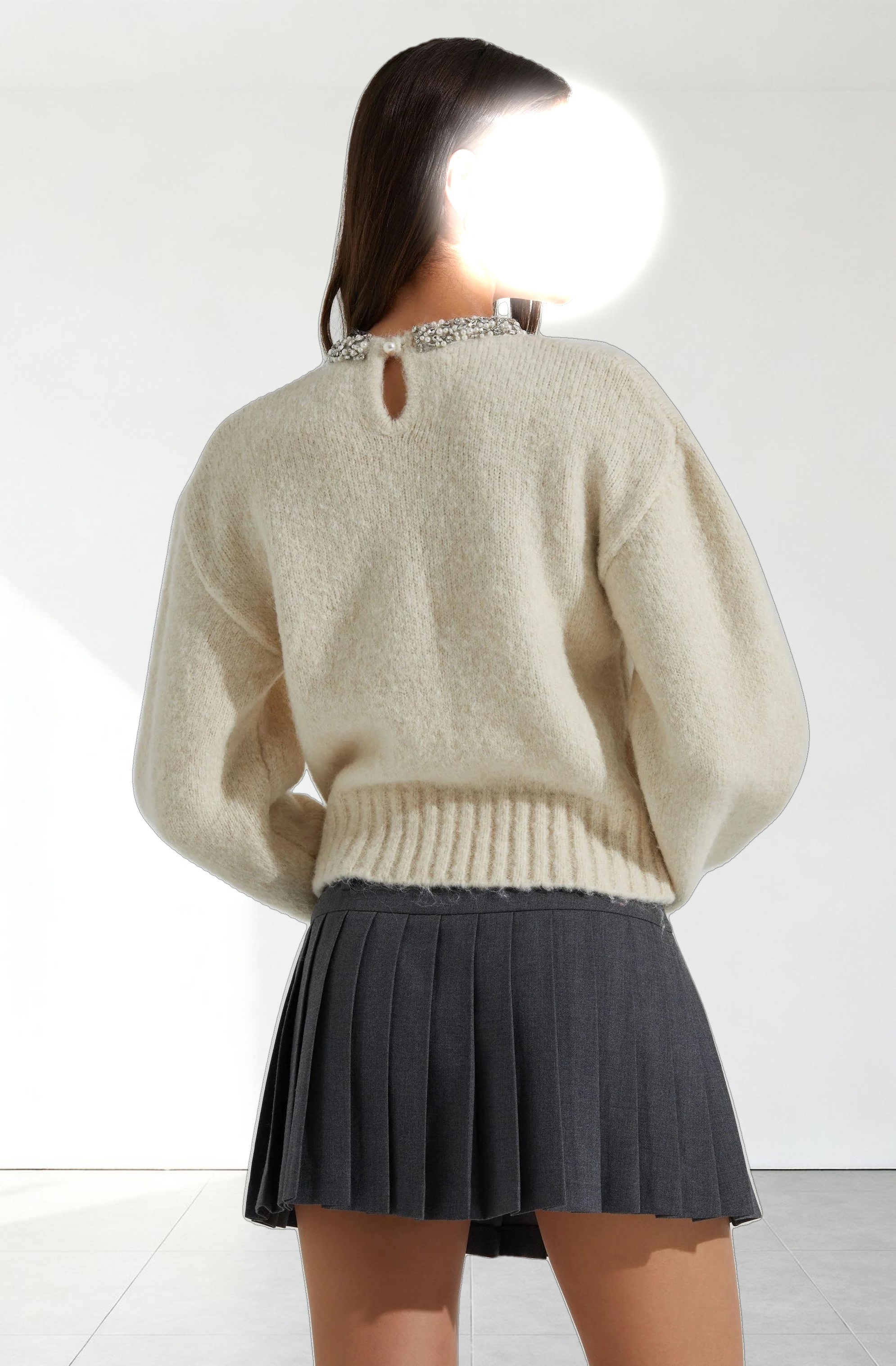 Rowyn Embellished Collar Sweater