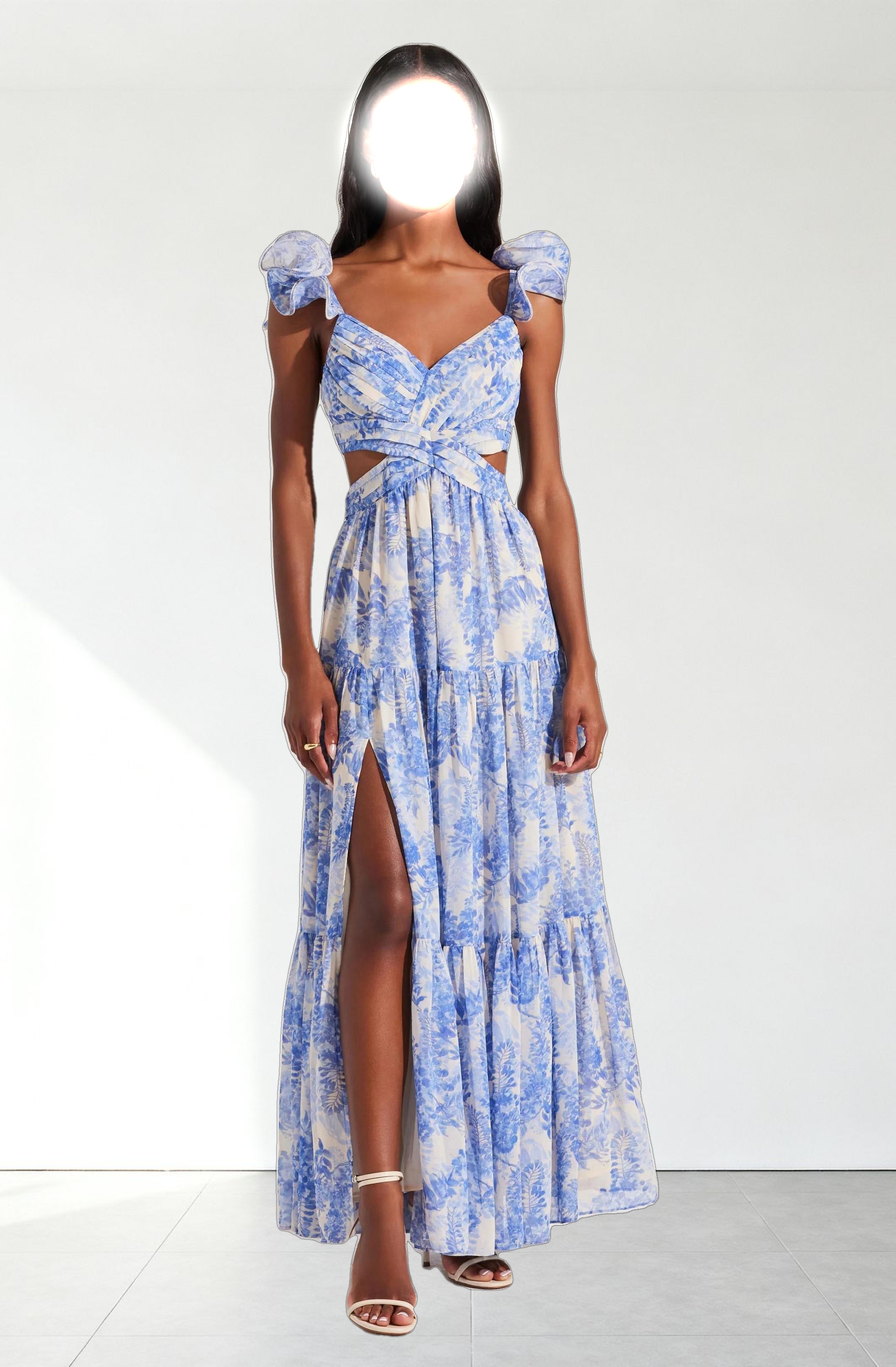 Fritillaria Floral Maxi Dress