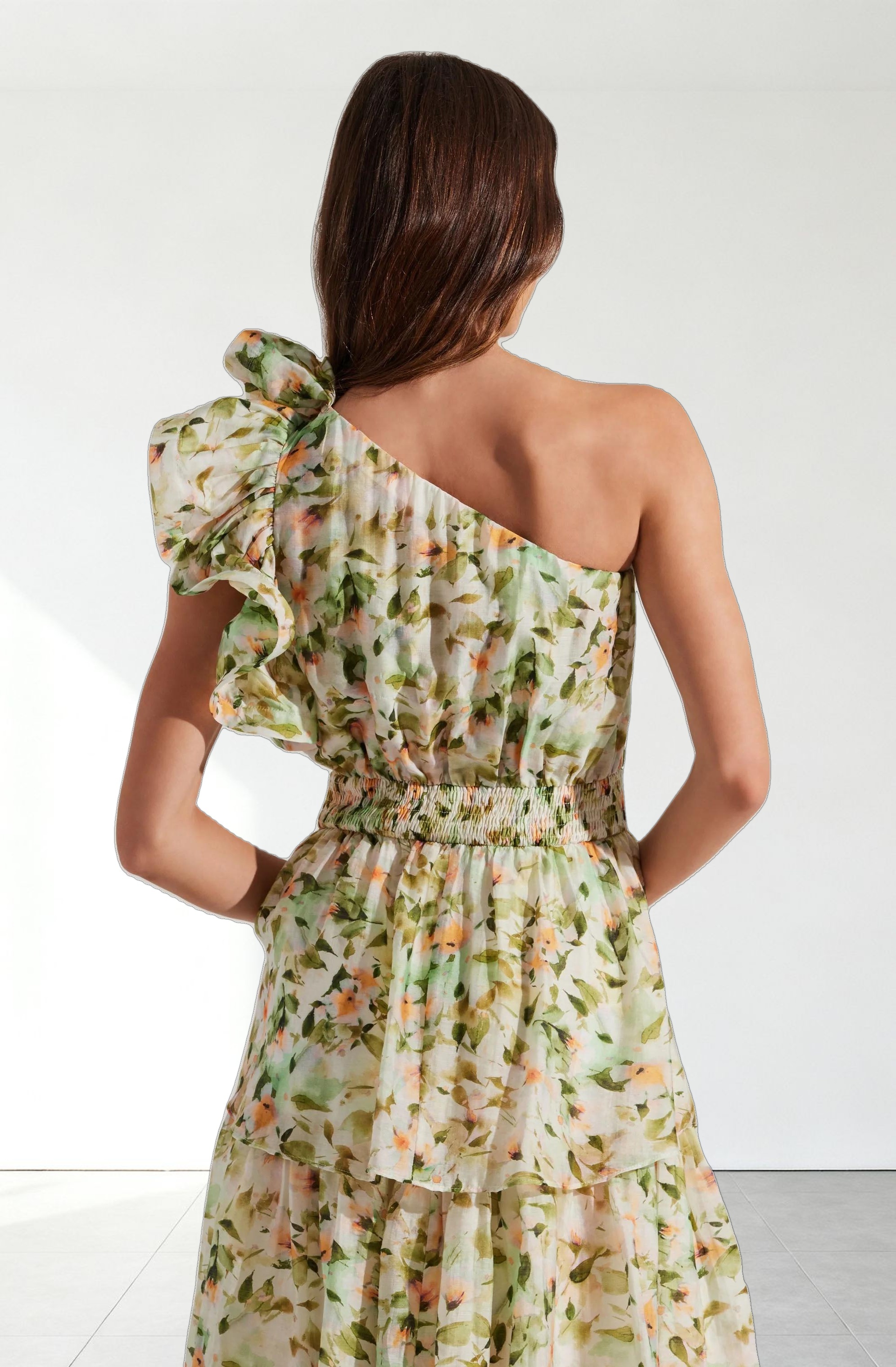 Imelda One Shoulder Maxi Dress