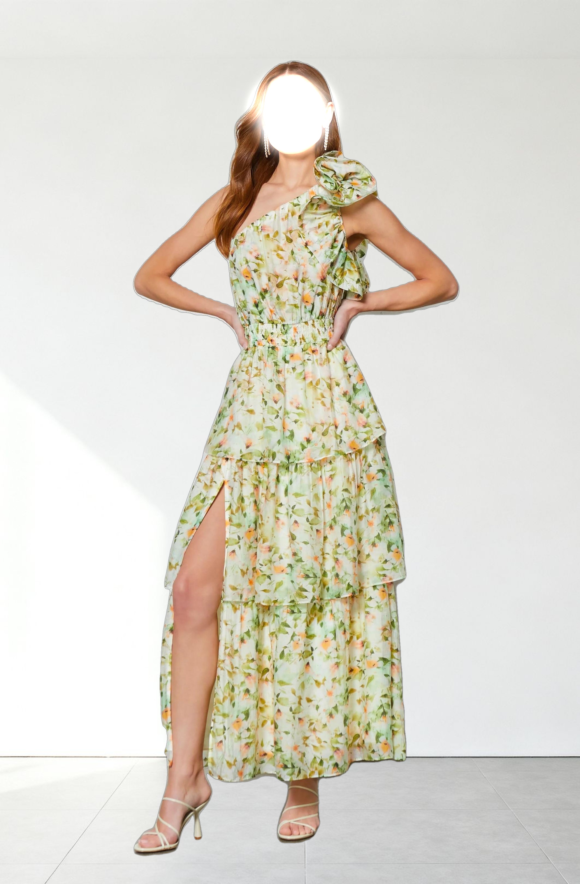 Imelda One Shoulder Maxi Dress