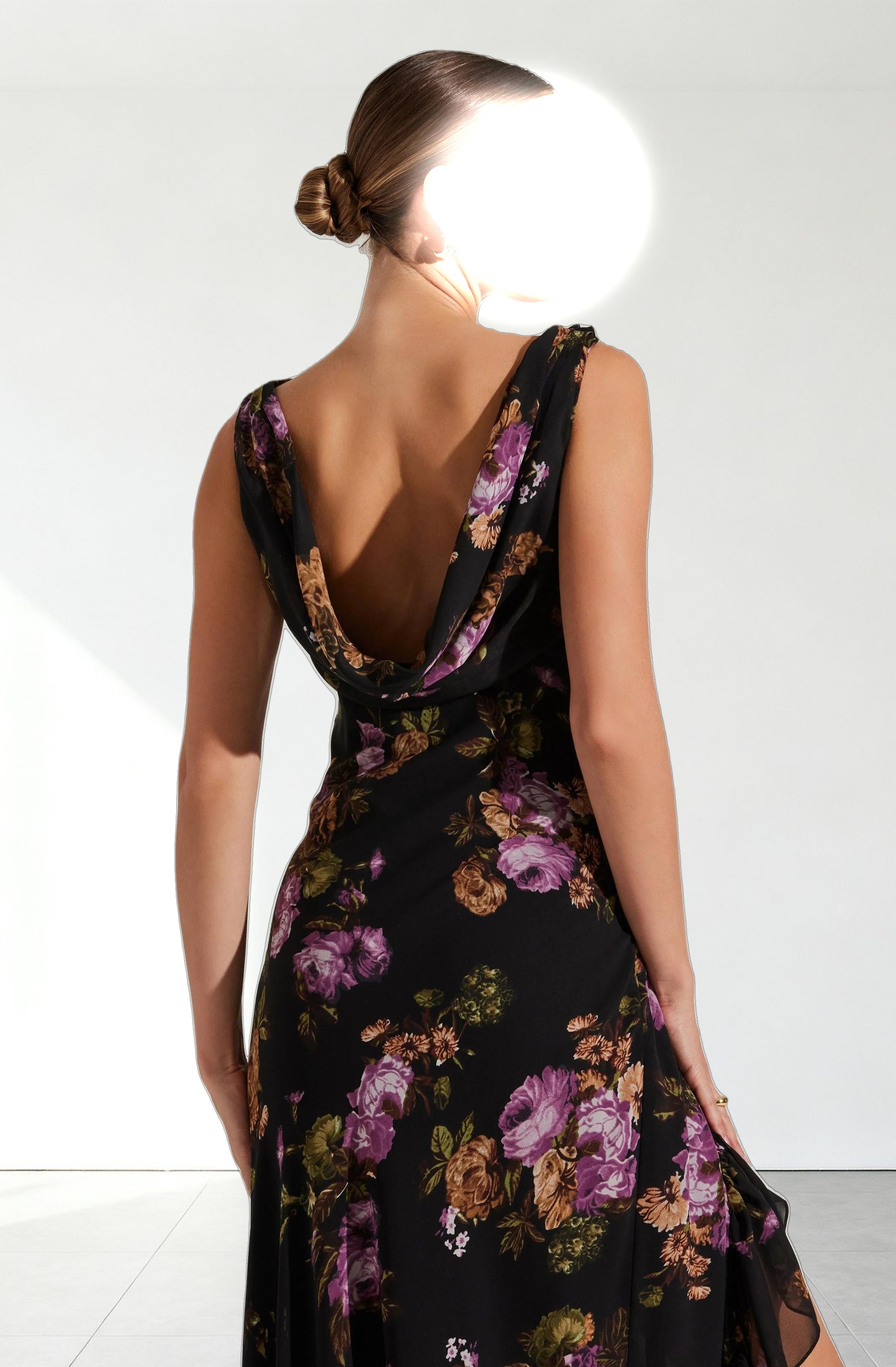 Cecilia Cowl Neck Maxi Dress