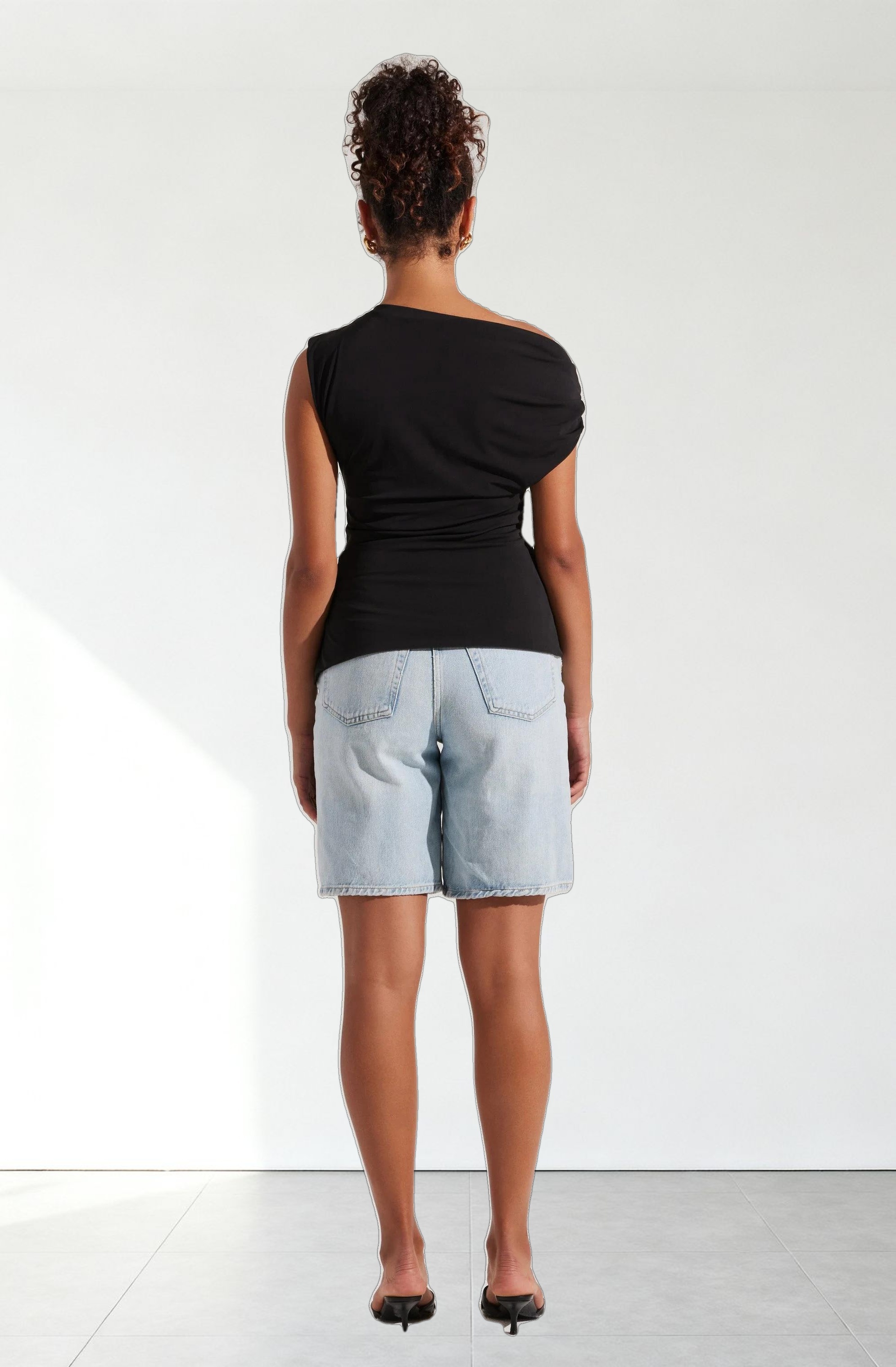 Aphra Twisted Off Shoulder Top