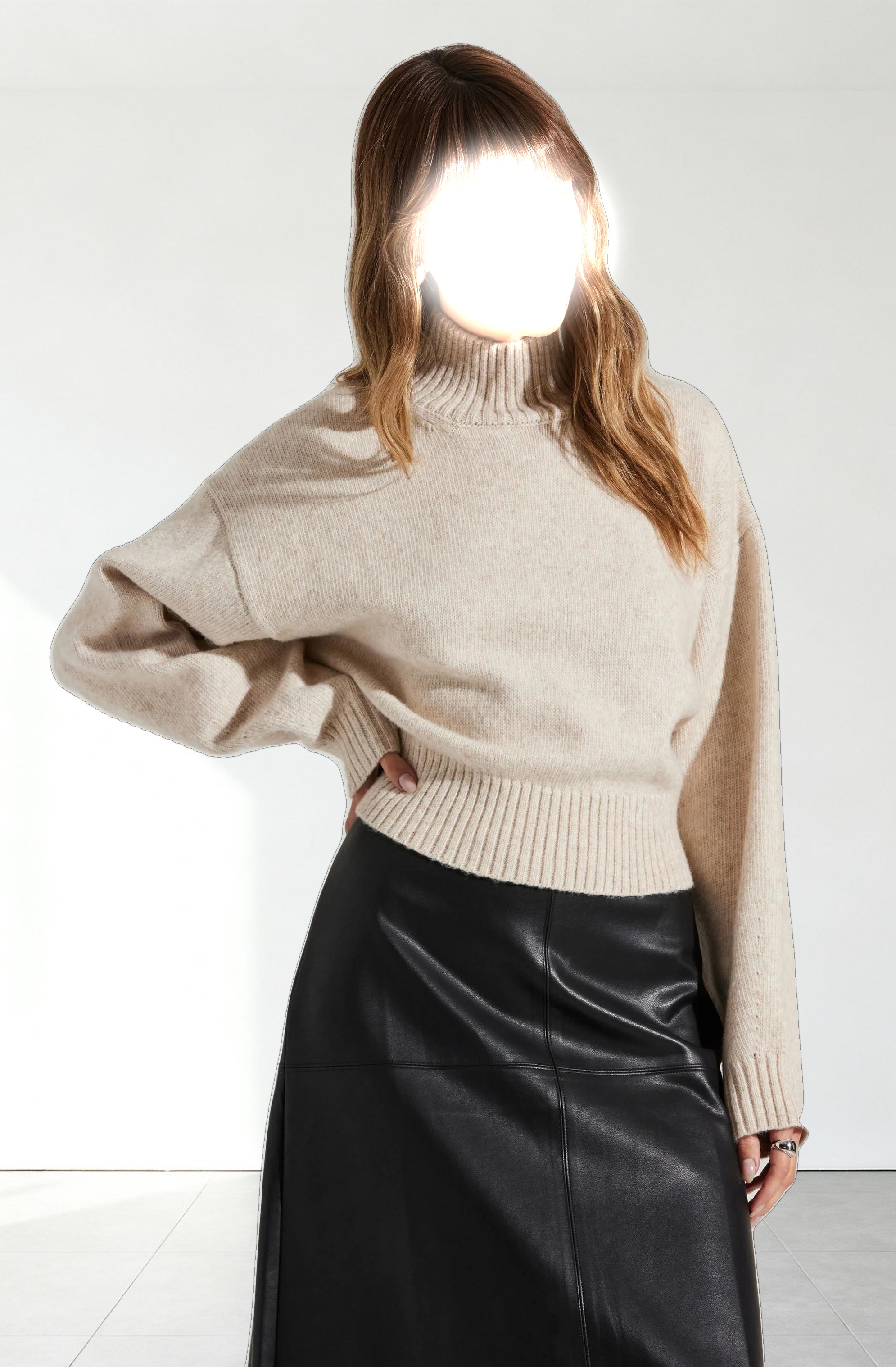 Fiala Mock Neck Sweater