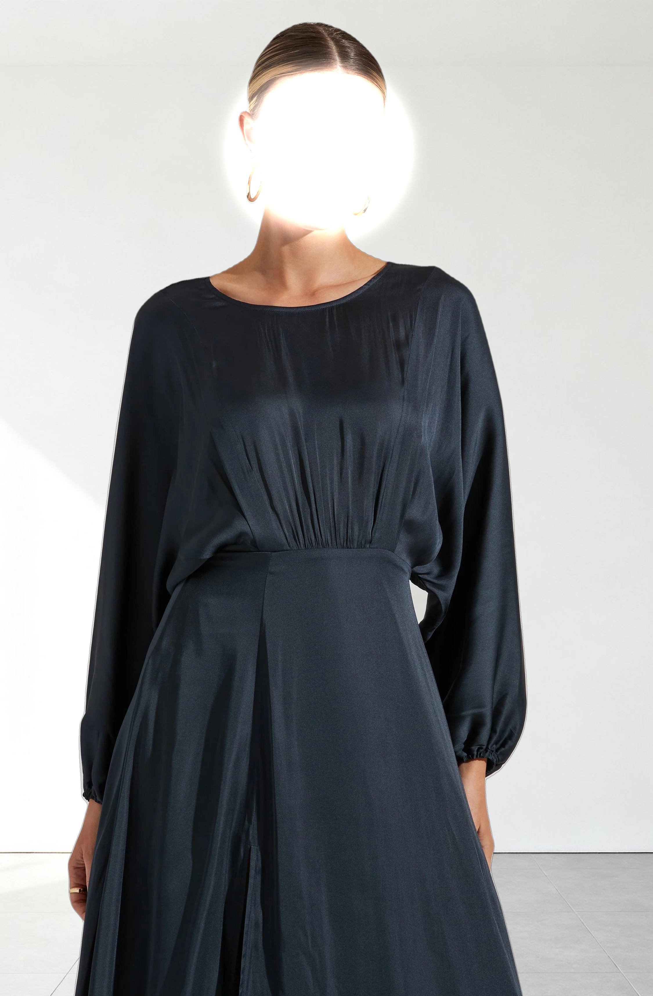 Marin Dolman Sleeve Midi Dress