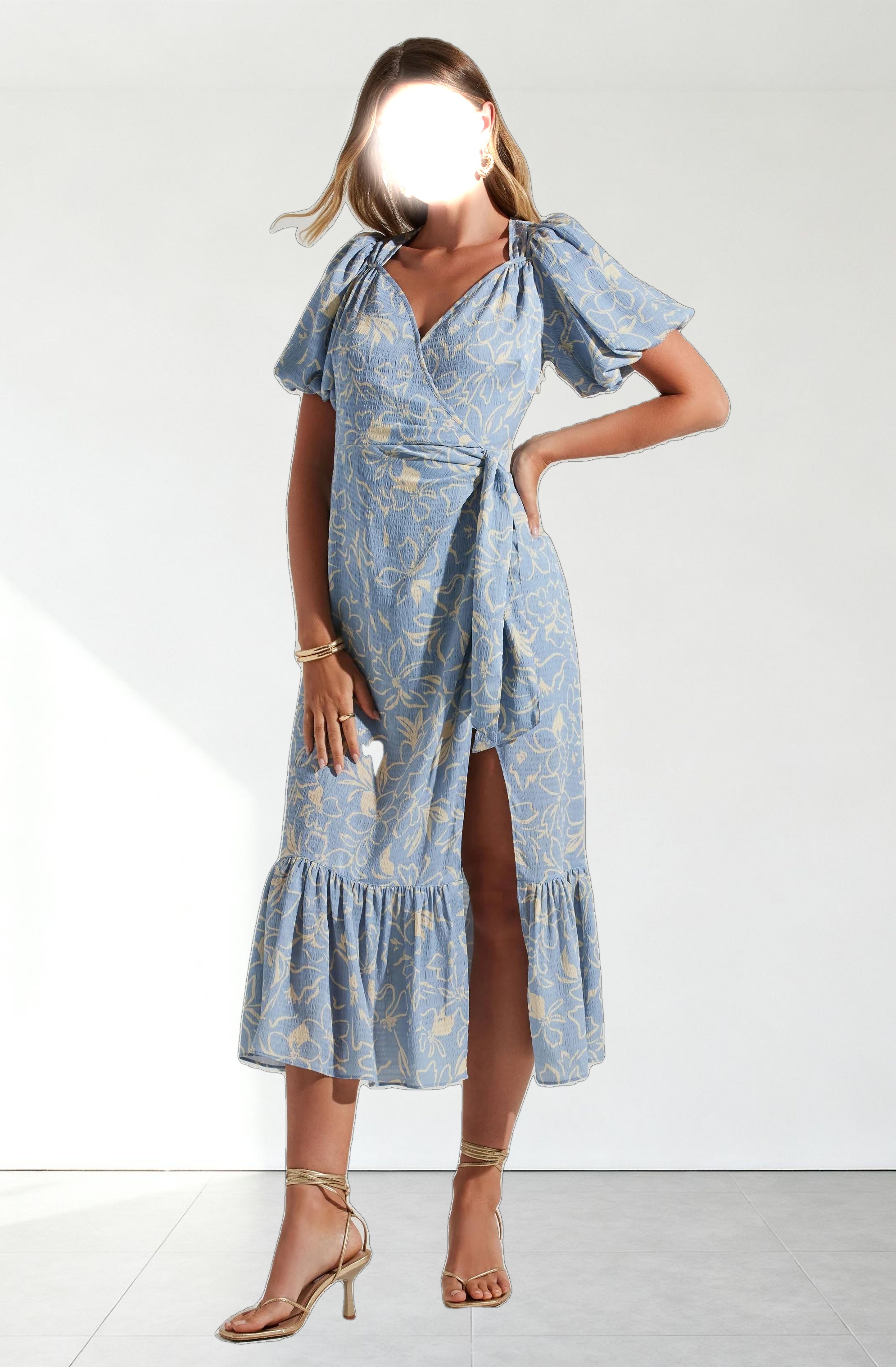 Modena Floral Midi Dress