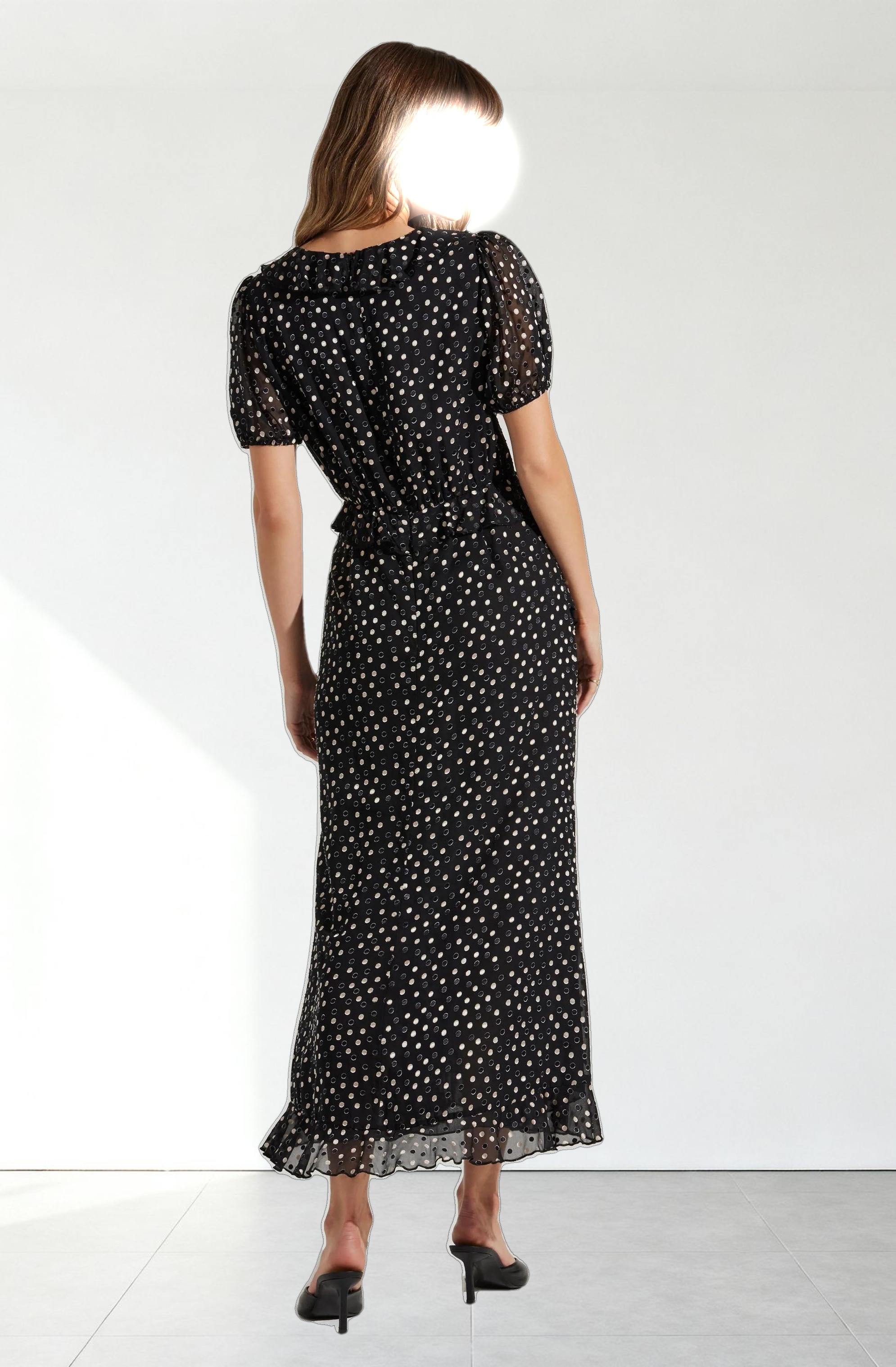 Bennet Polka Dot Midi Dress