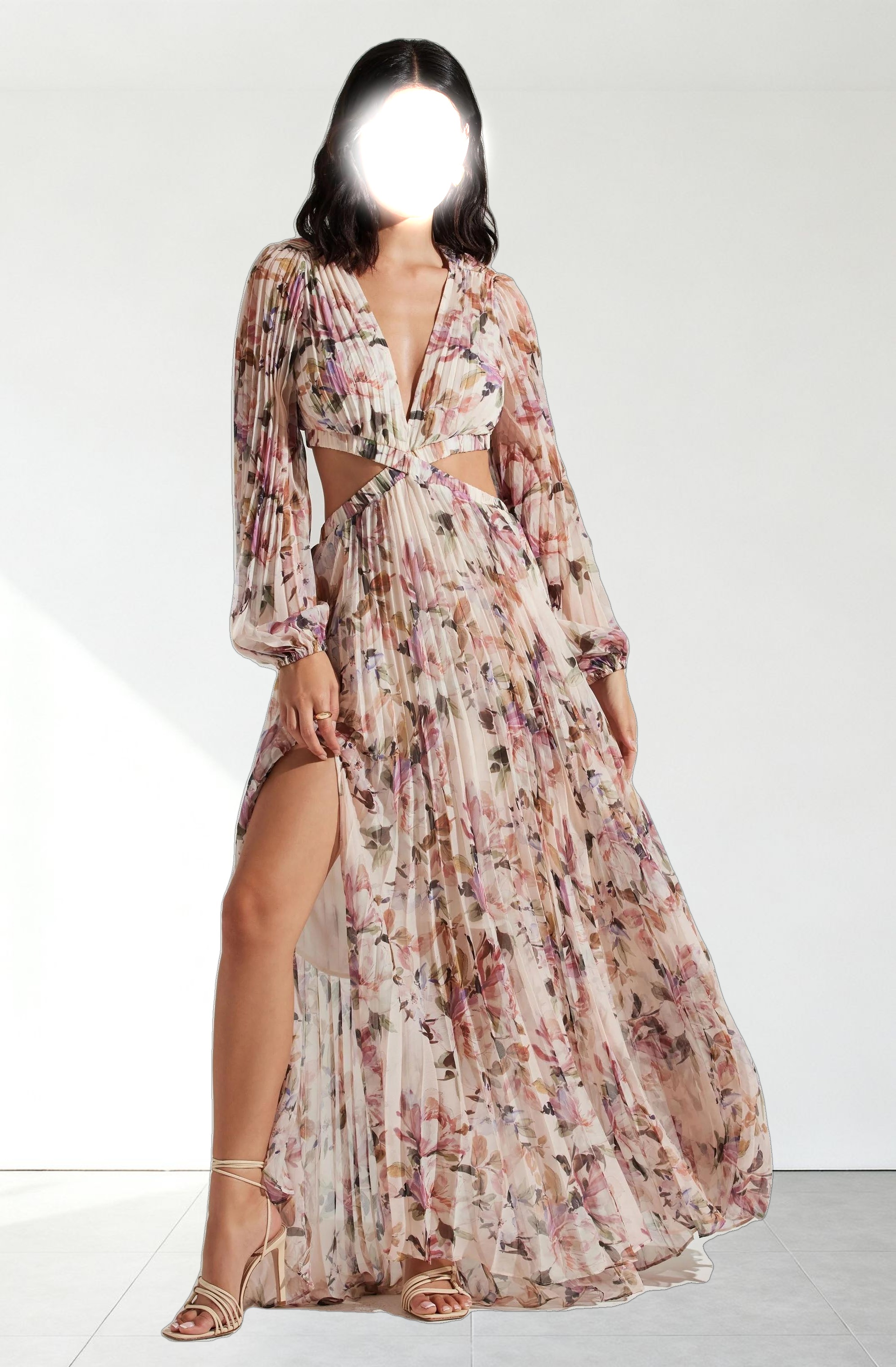 Revery Floral Long Sleeve Maxi Dress