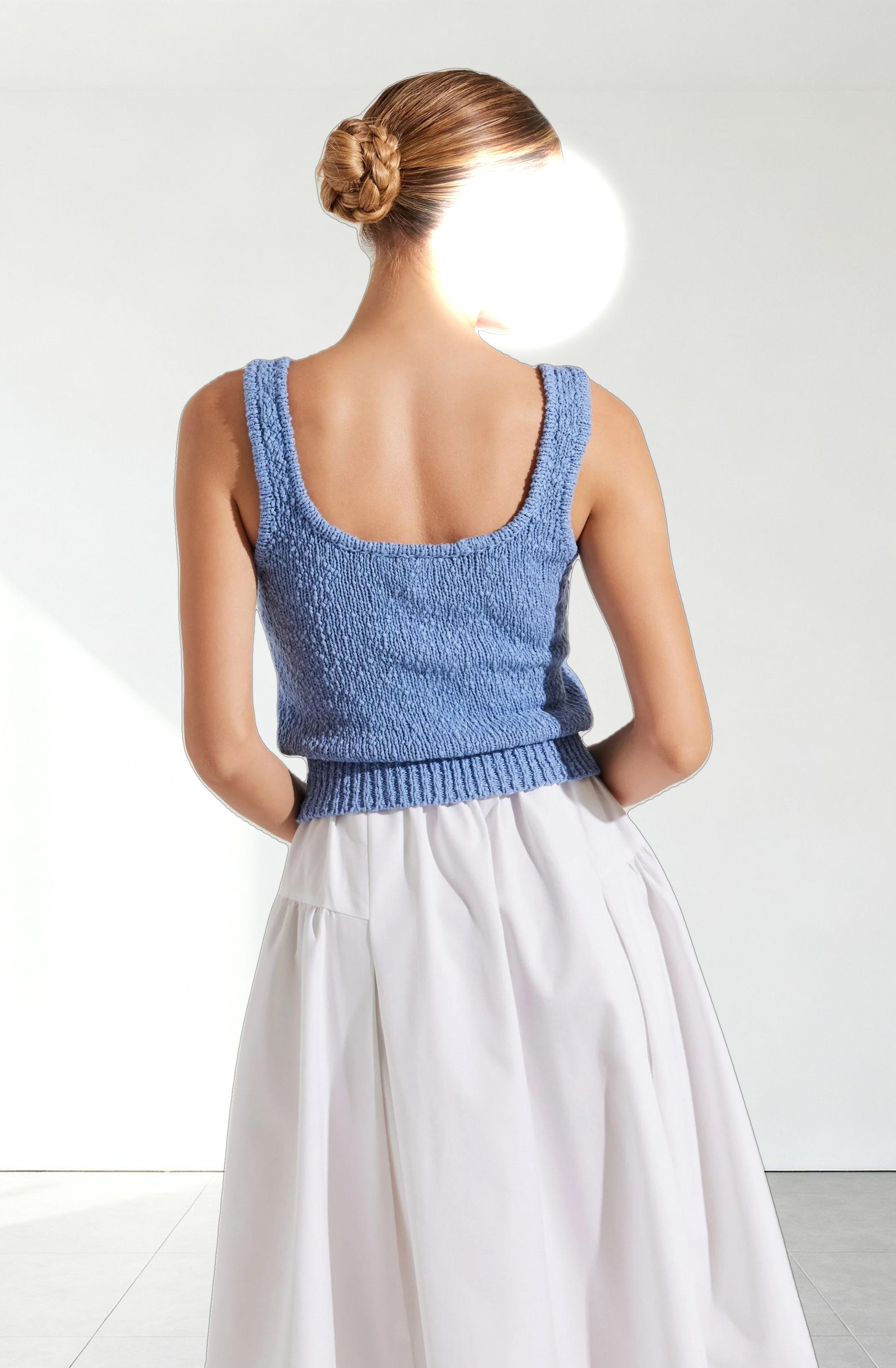 Virgo Textured Sweater Tank