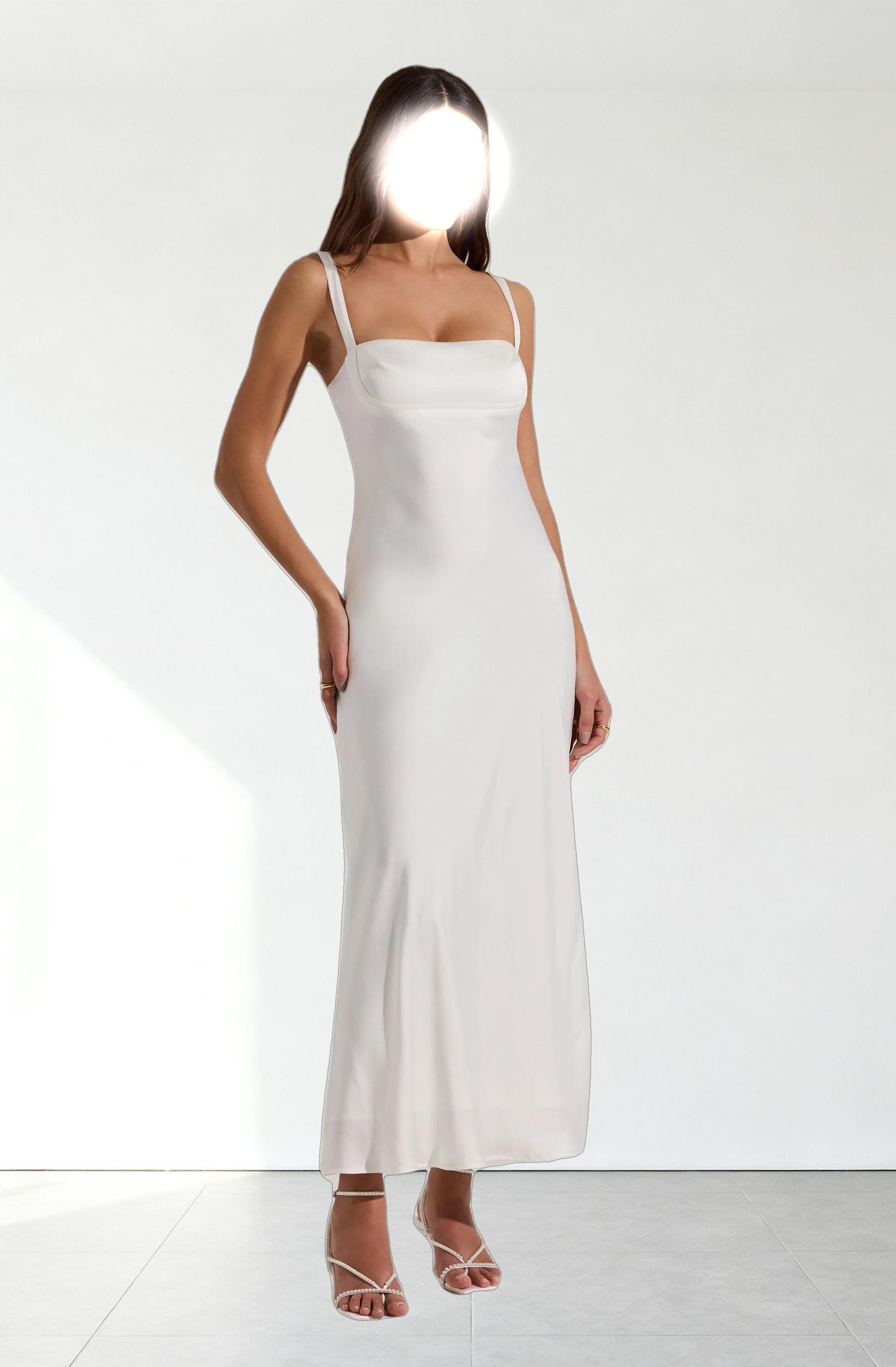 Stacie Satin Maxi Dress