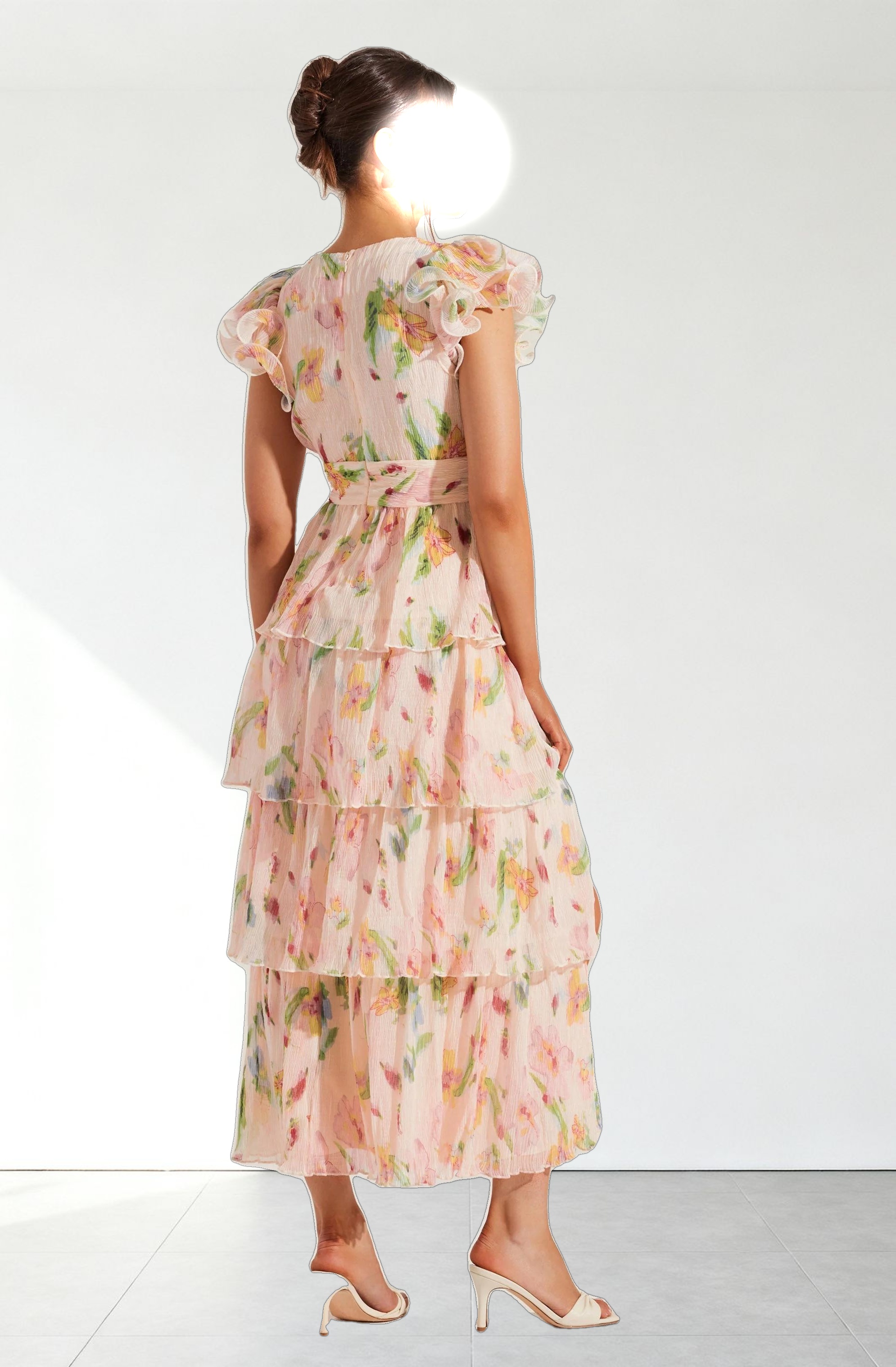 Emporia Floral Tiered Maxi Dress
