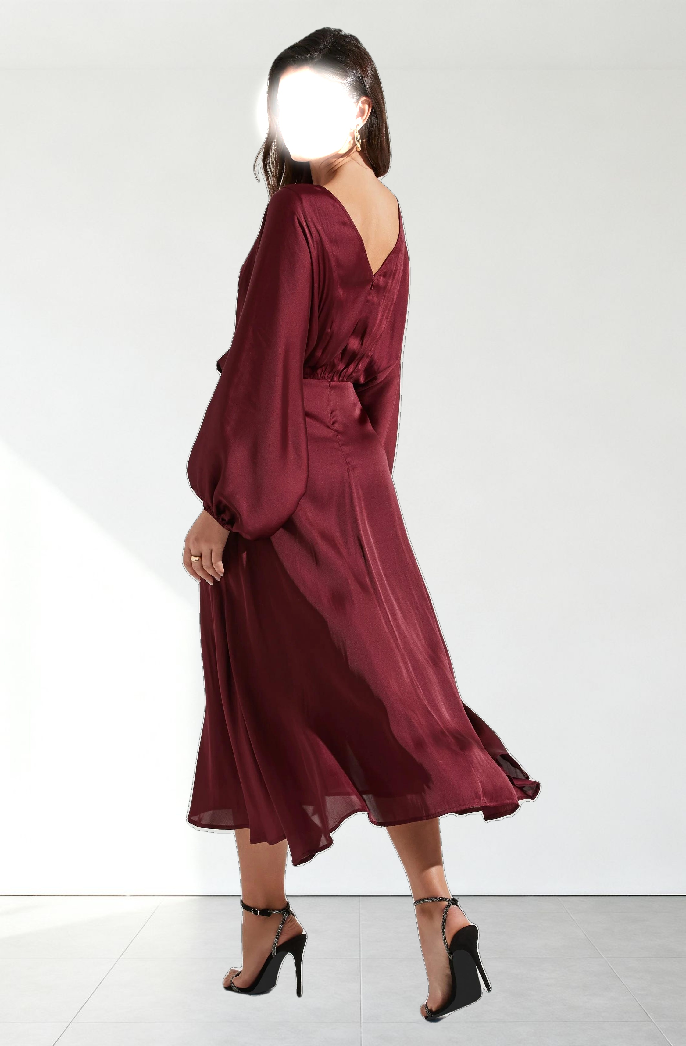 Marin Dolman Sleeve Midi Dress