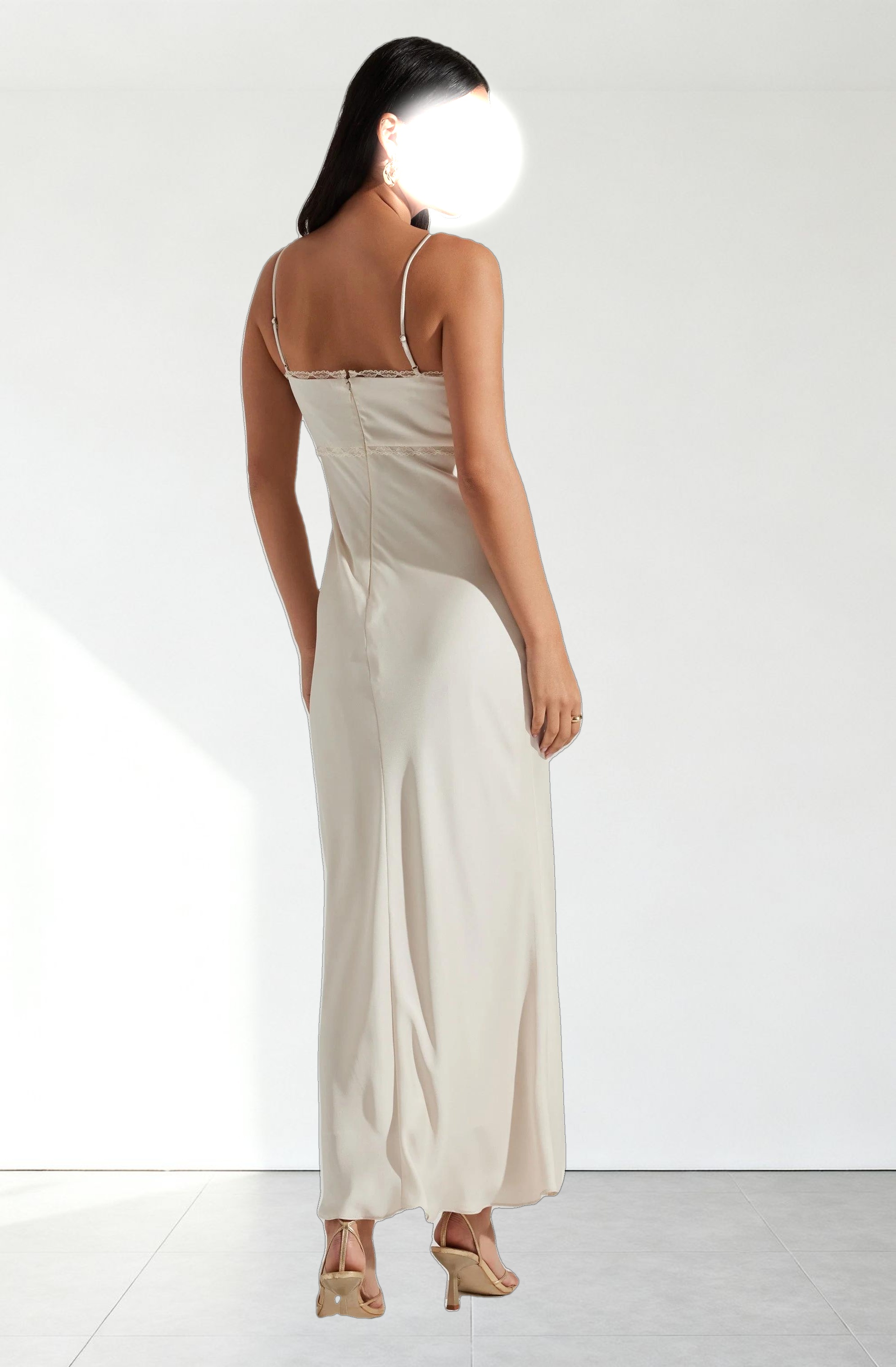 Florianne Satin Maxi Dress