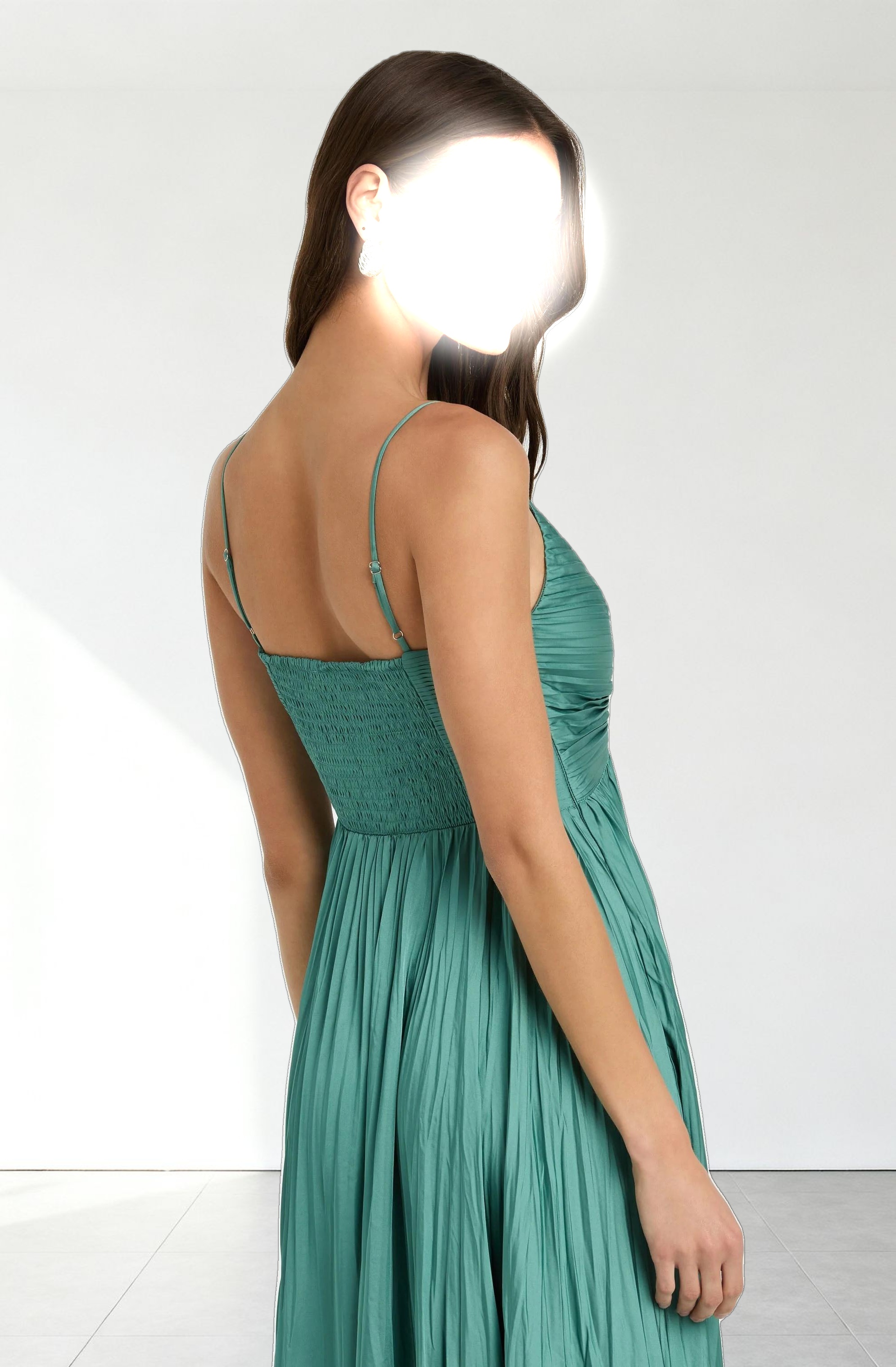 Maeve Pleated Midi Dress