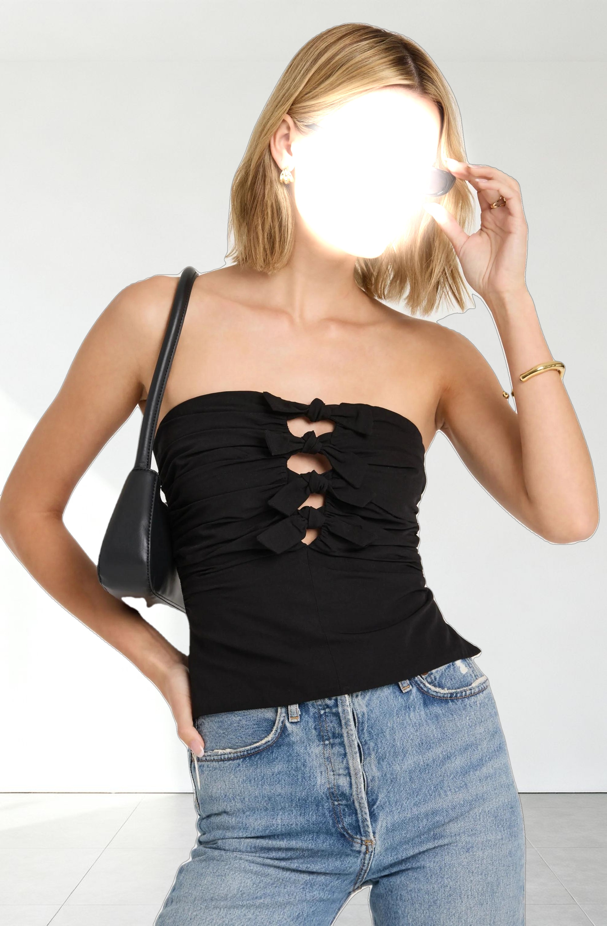 Kierra Strapless Bow Top