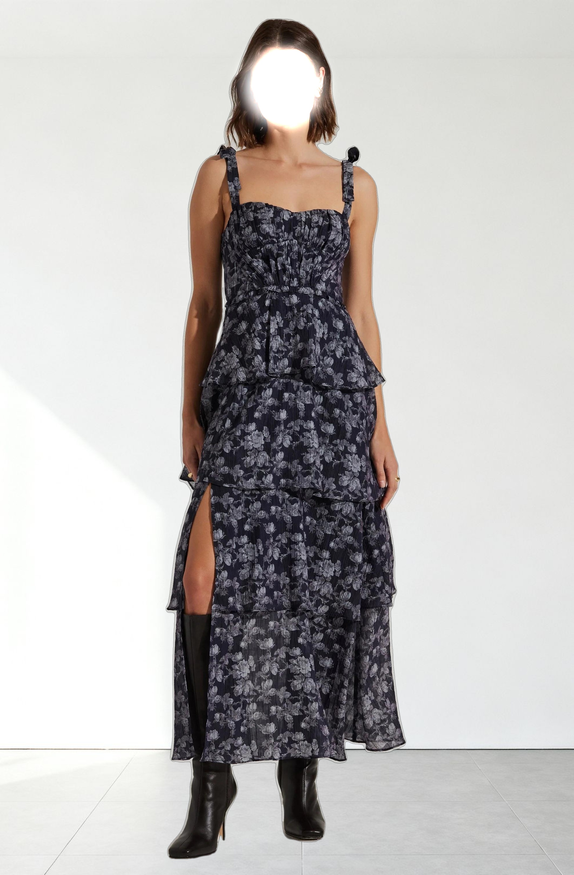 Mellorie Floral Tiered Maxi Dress