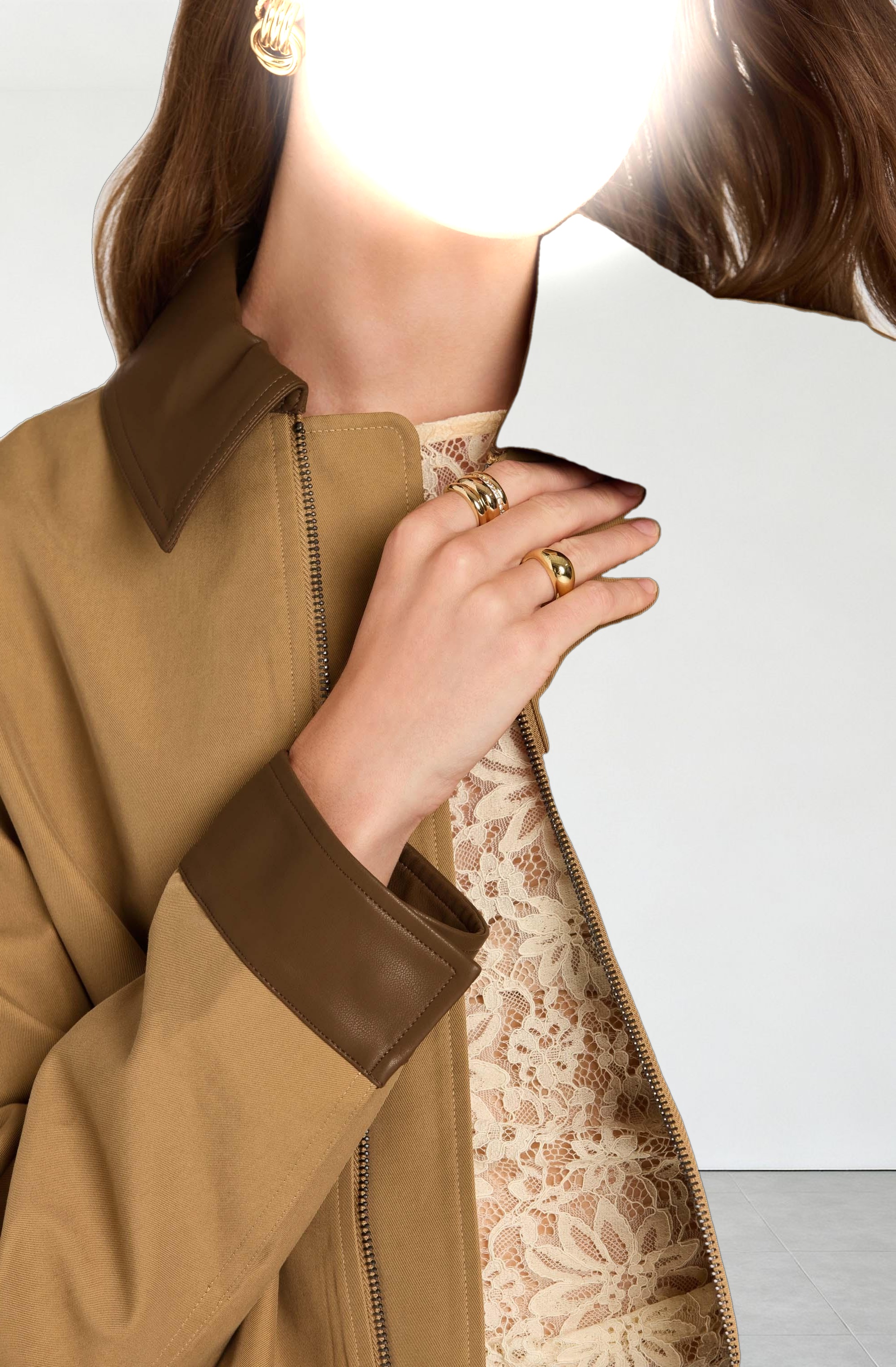 Contrast Barn Jacket