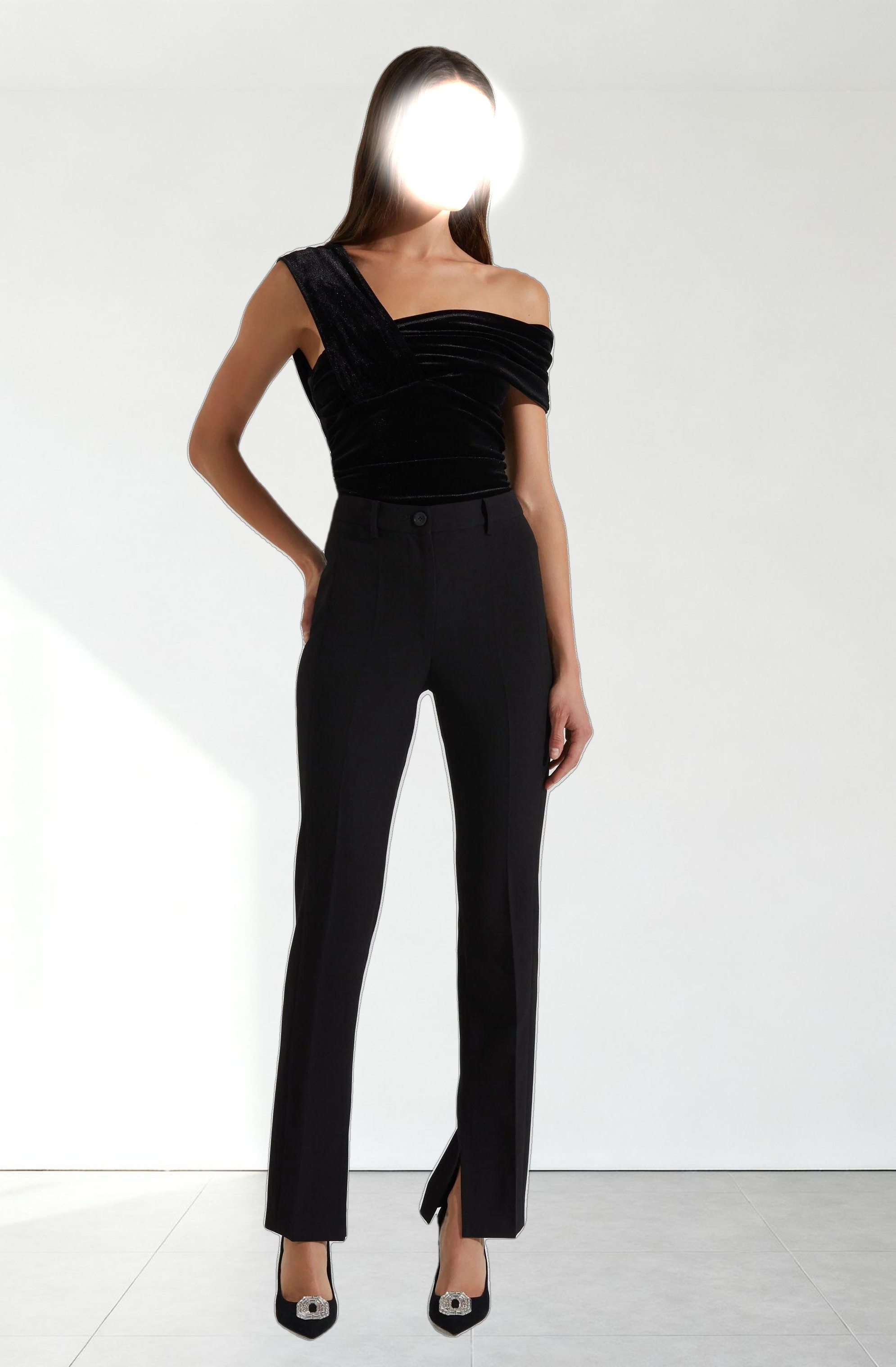 Nera Velvet Off Shoulder Bodysuit