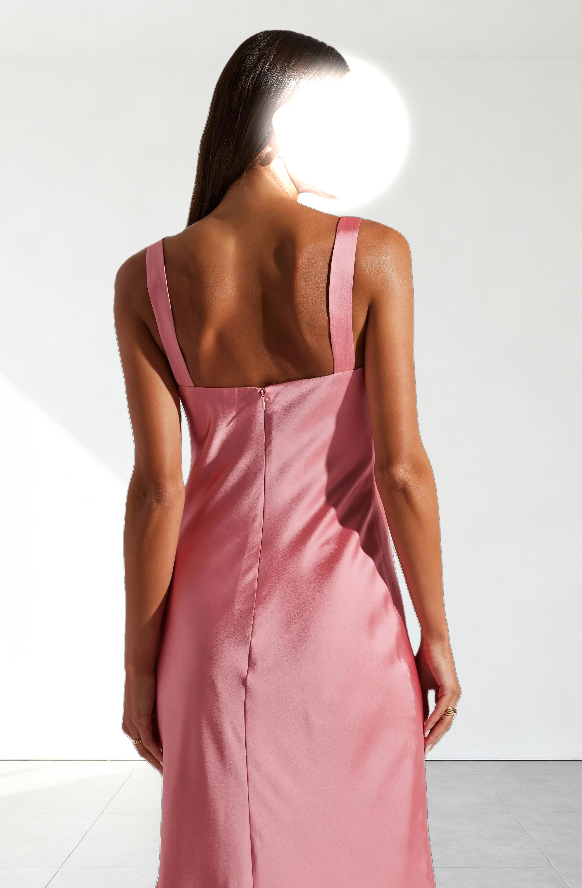 Stacie Satin Maxi Dress