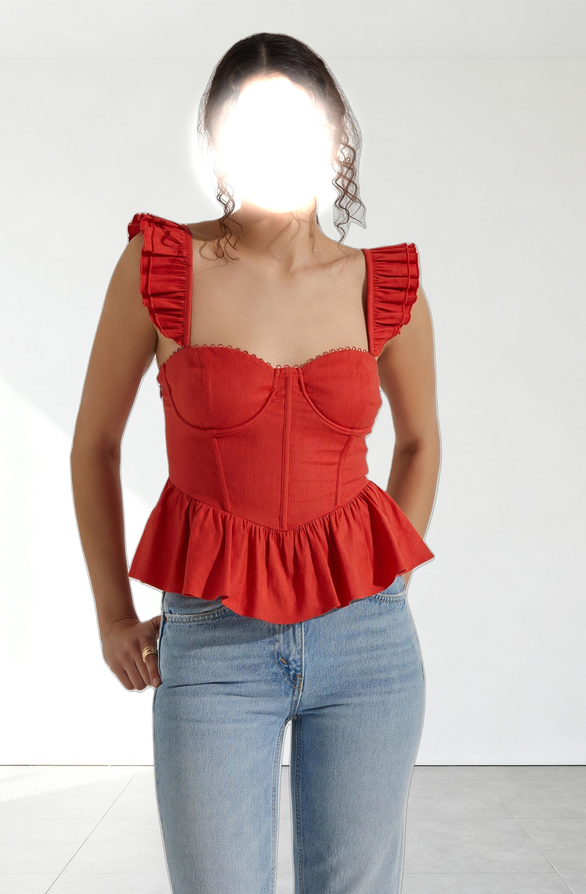 Baylin Peplum Top