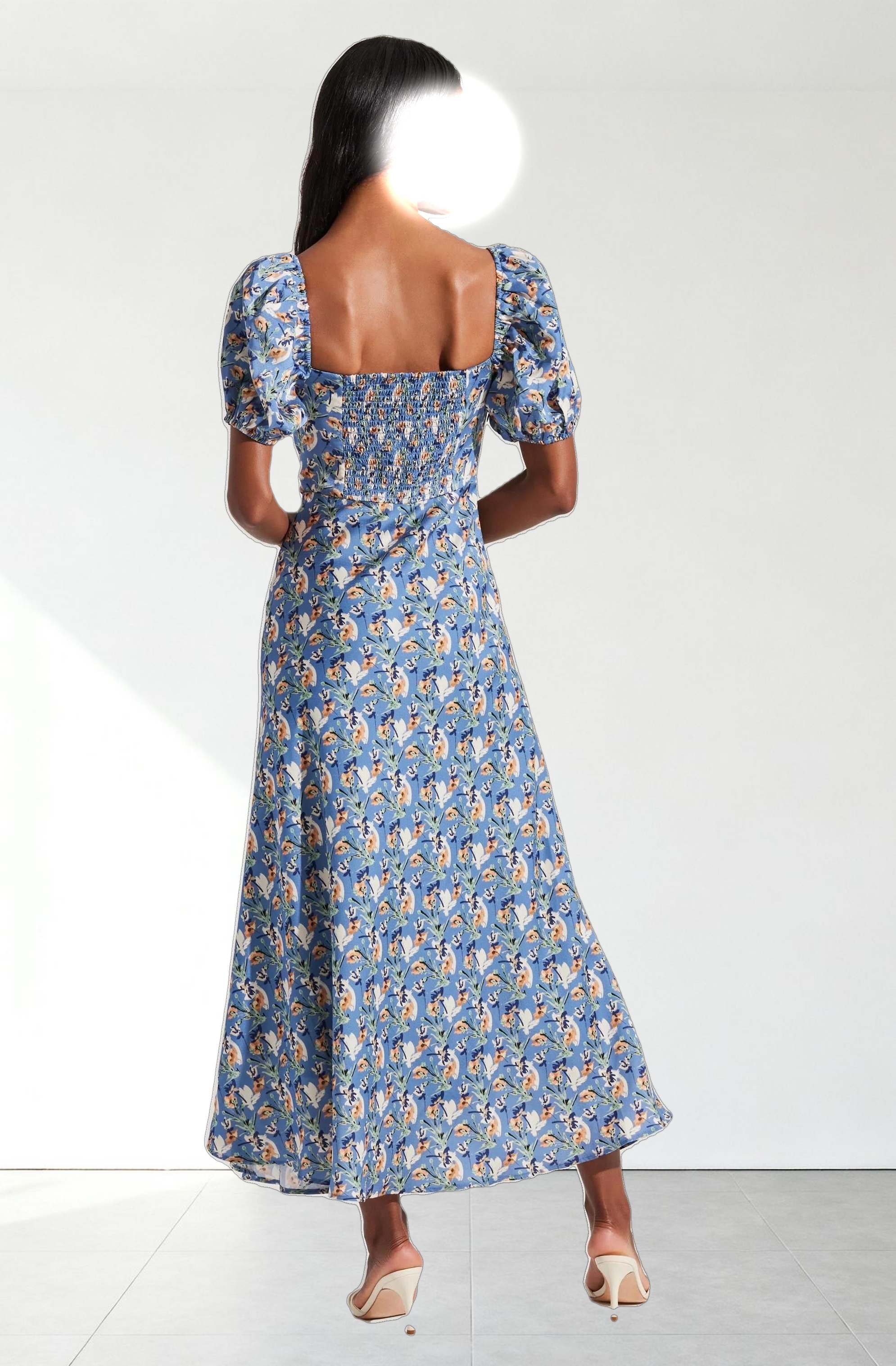 Sylvie Floral Bustier Maxi Dress