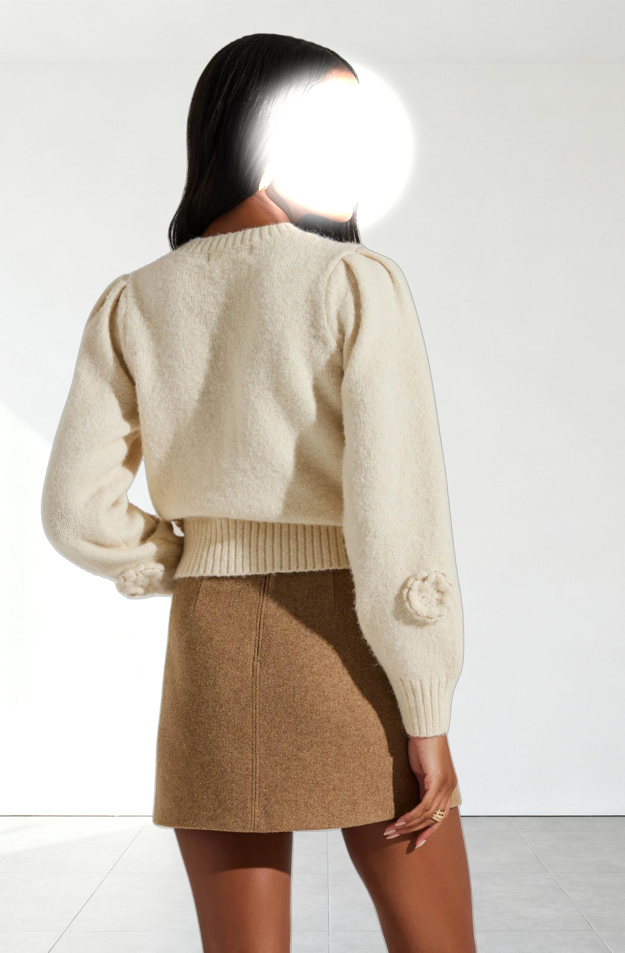 Wilessa 3D Floral Sweater