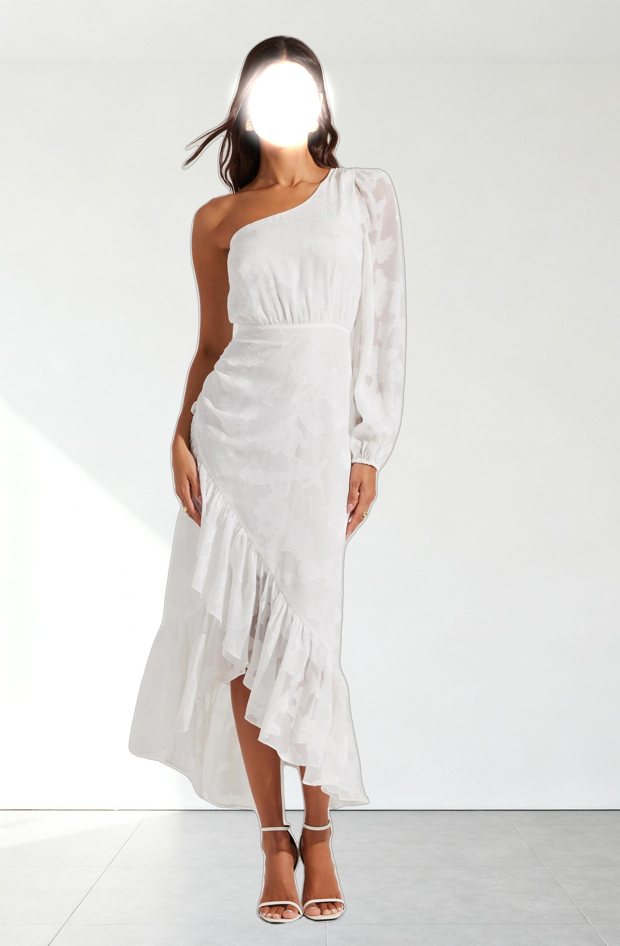 Calista One Shoulder Midi Dress