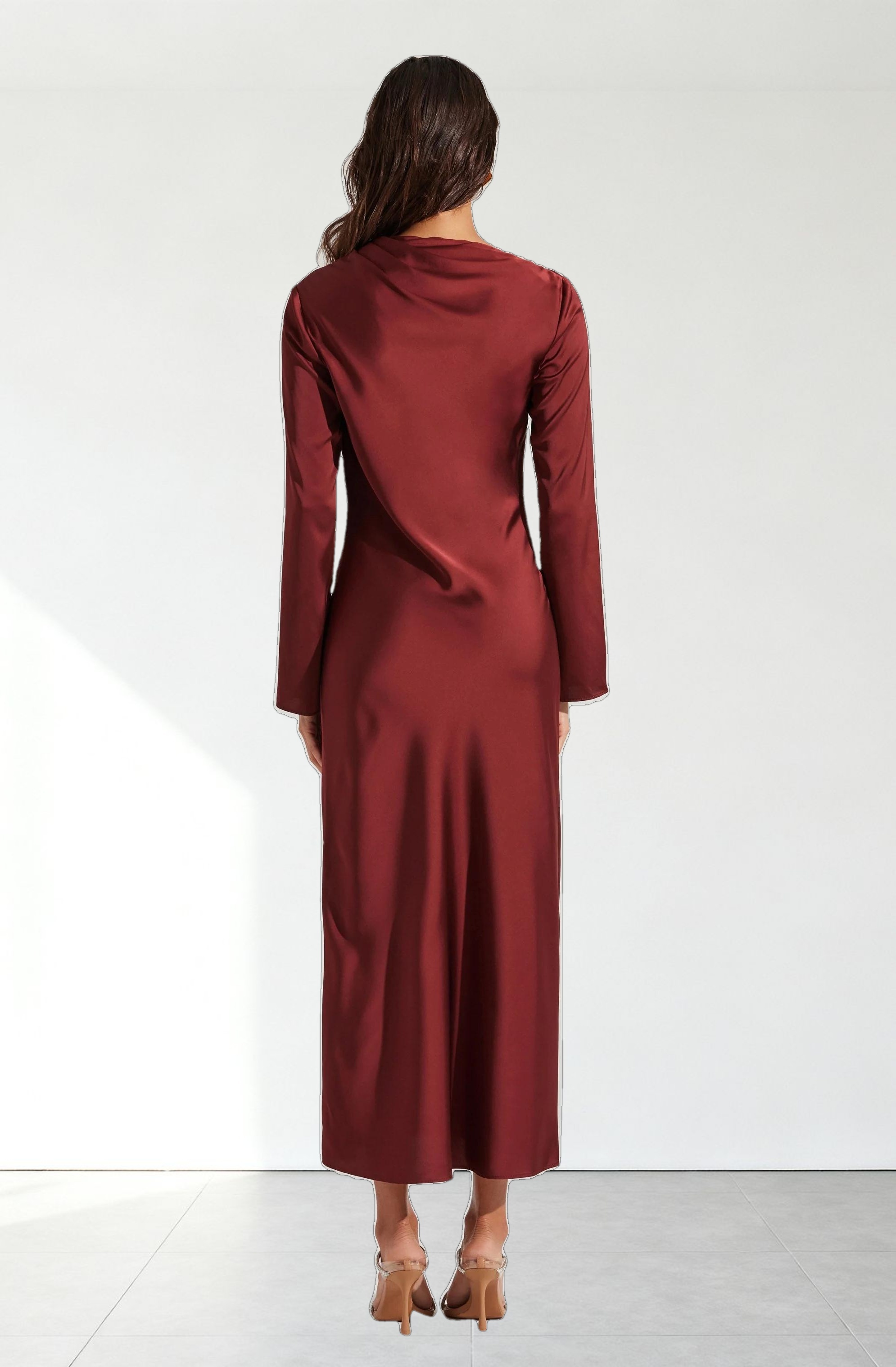 Catriona Satin Maxi Dress