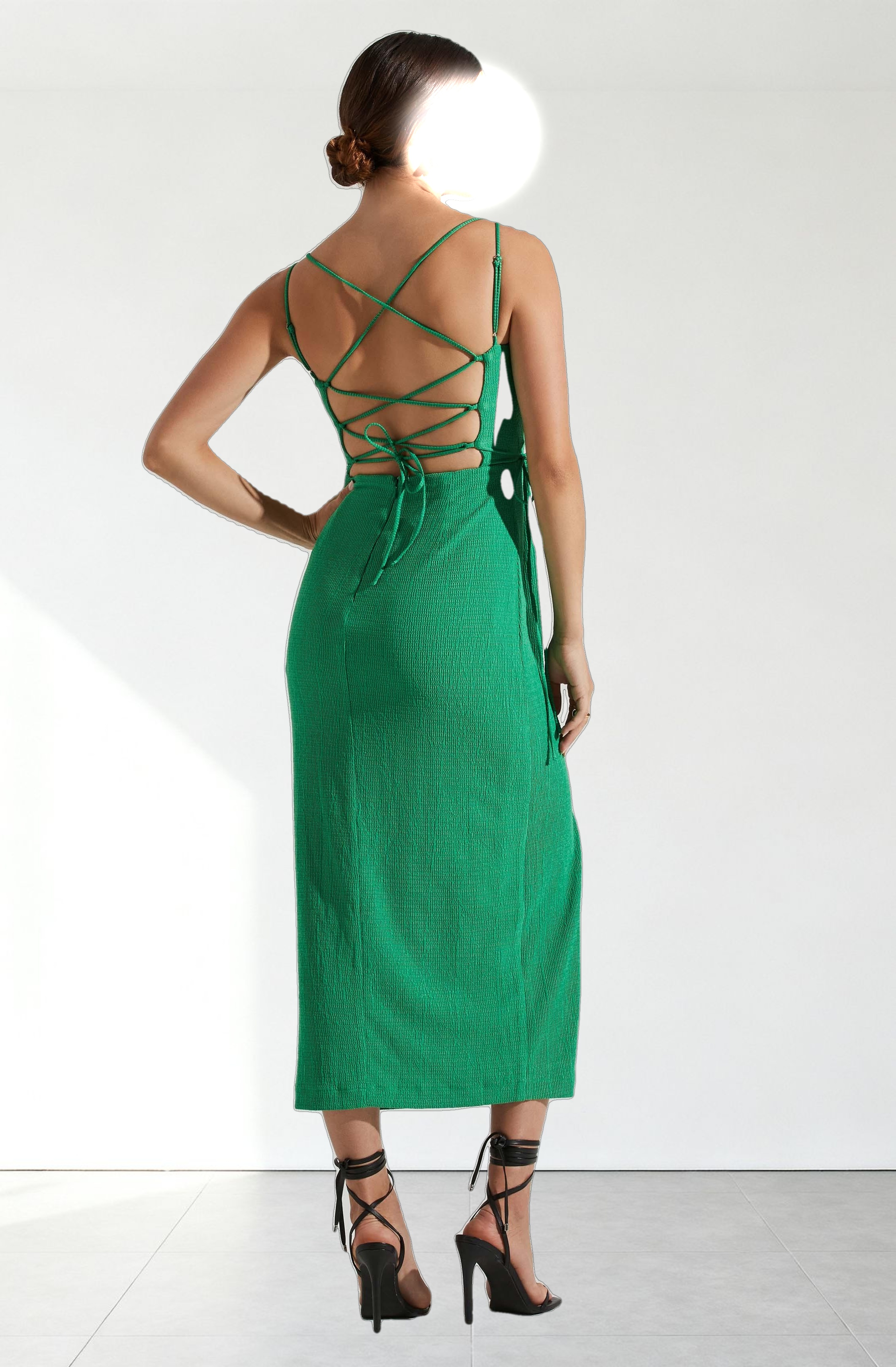 Brinda Wrap Midi Dress