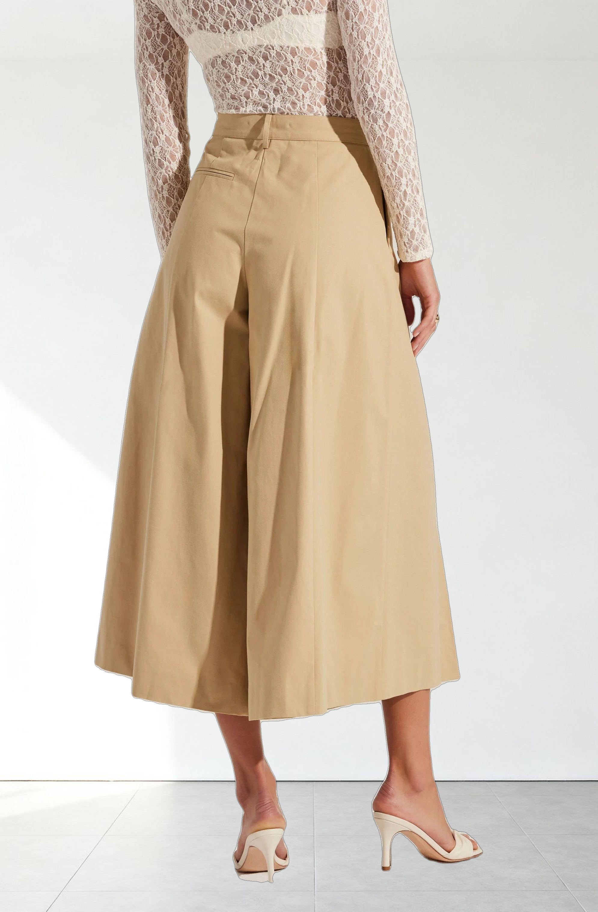 Rowen Pleated Culotte Pants