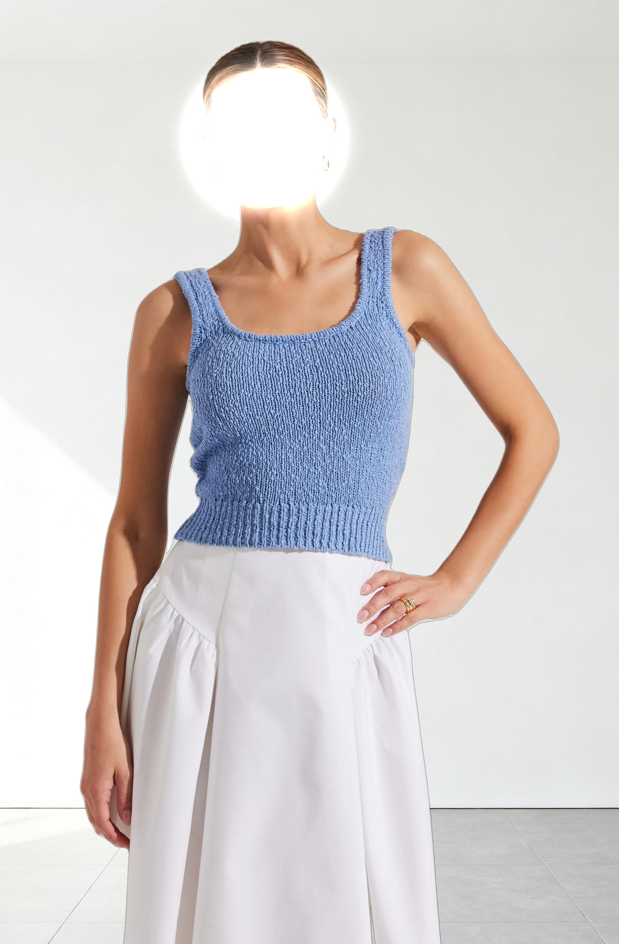Virgo Textured Sweater Tank