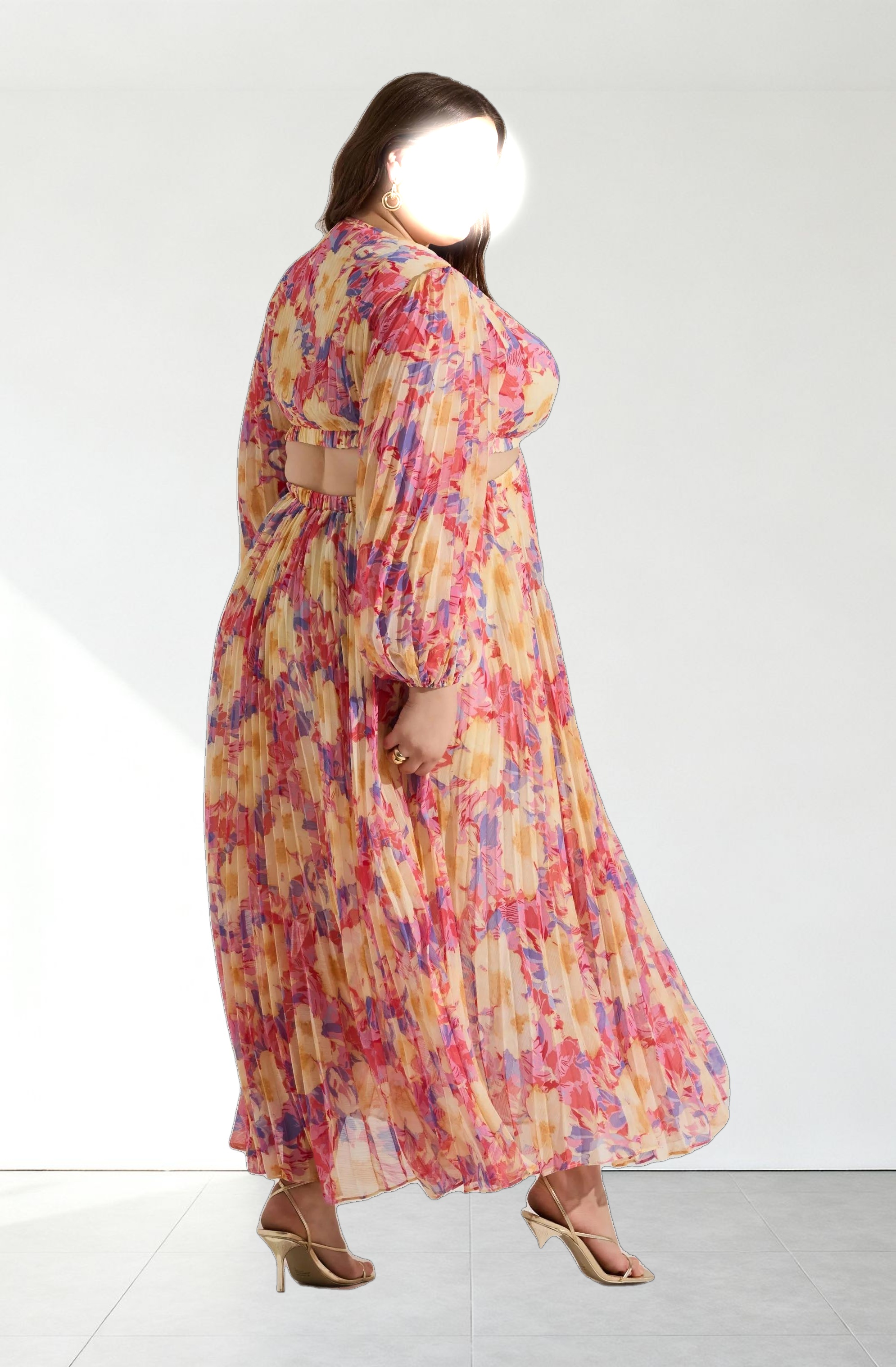 Revery Floral Long Sleeve Maxi Dress