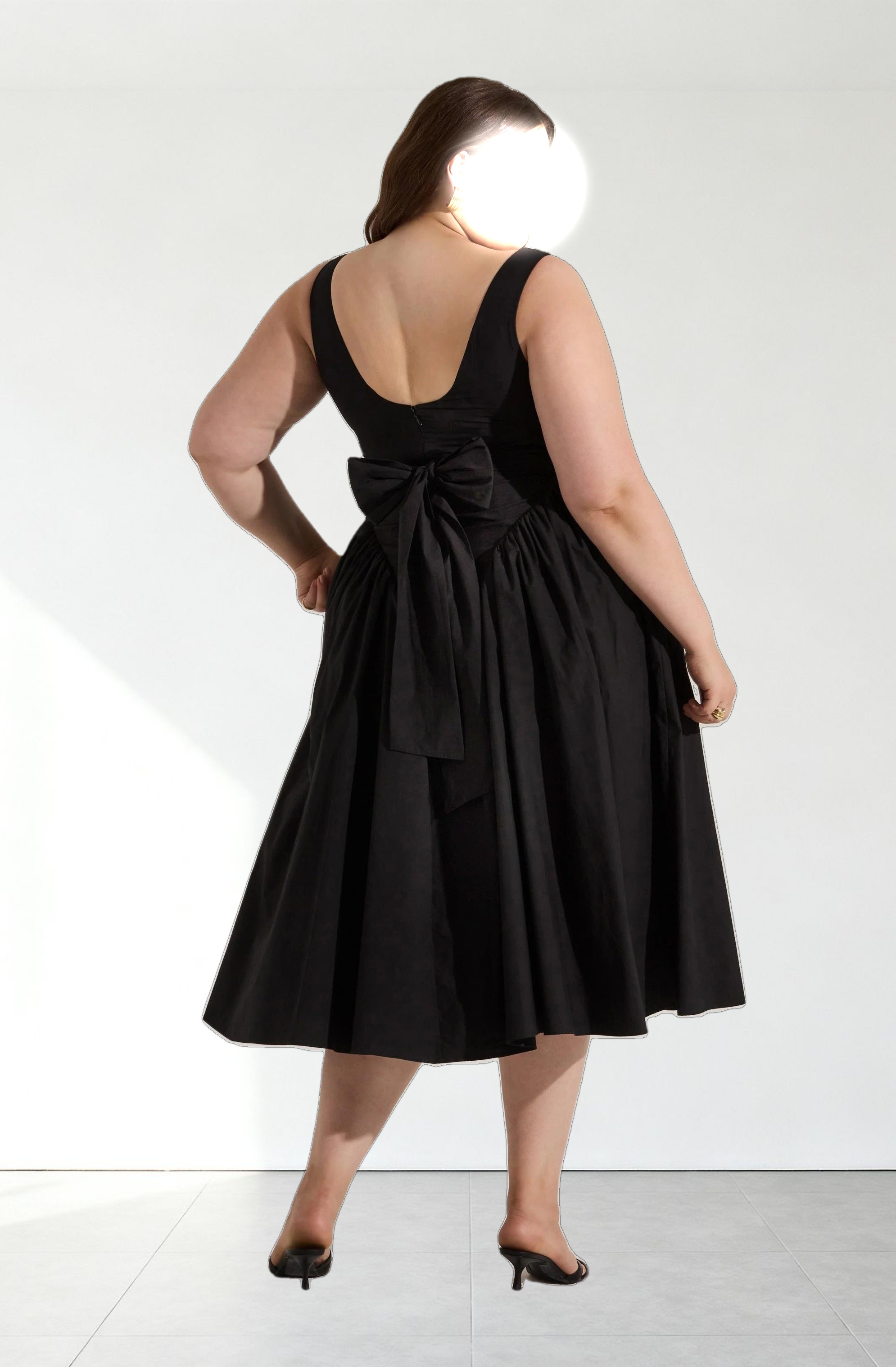 Vinya Poplin Drop Waist Dress