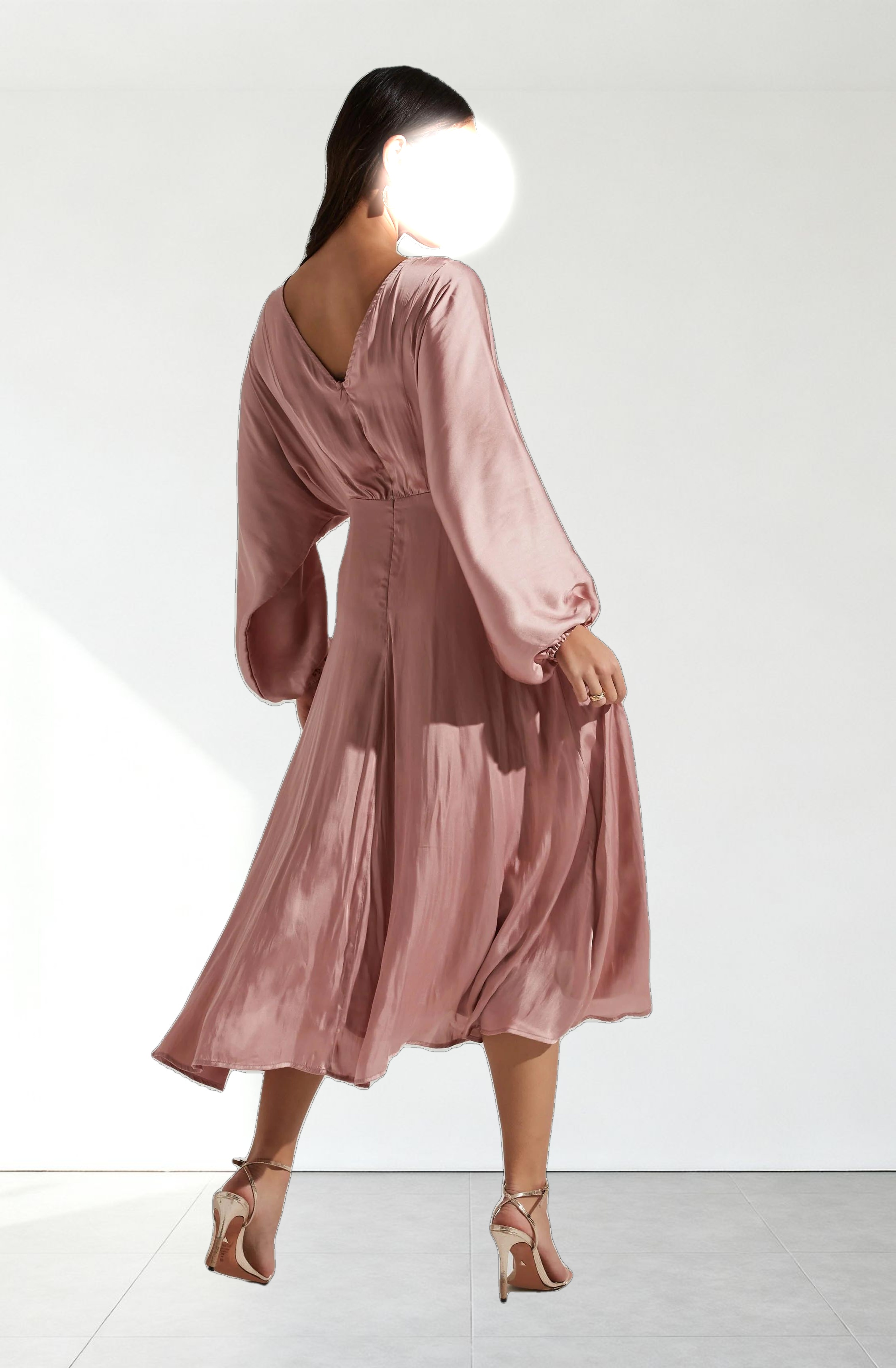 Marin Dolman Sleeve Midi Dress
