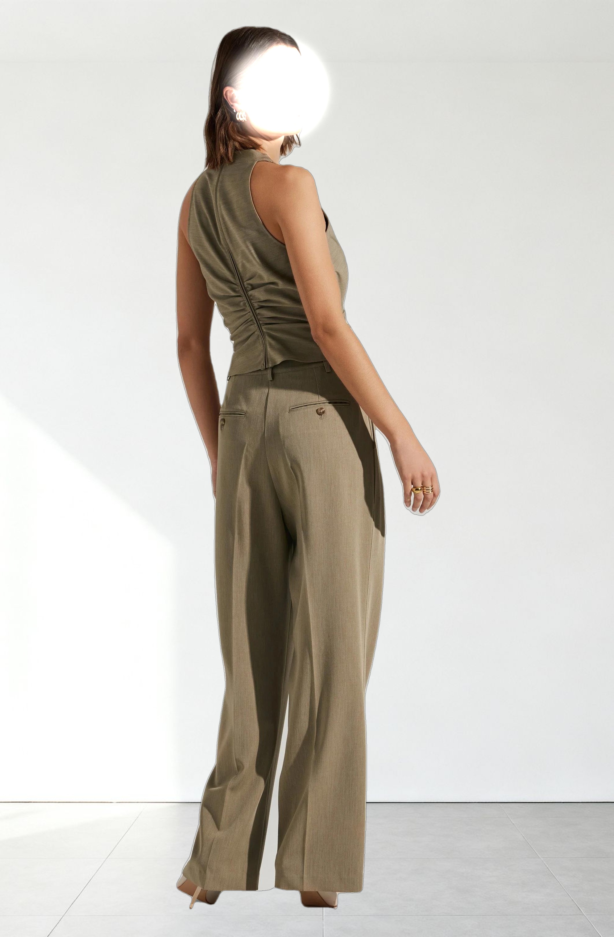 Faria Twist Front Crop Top