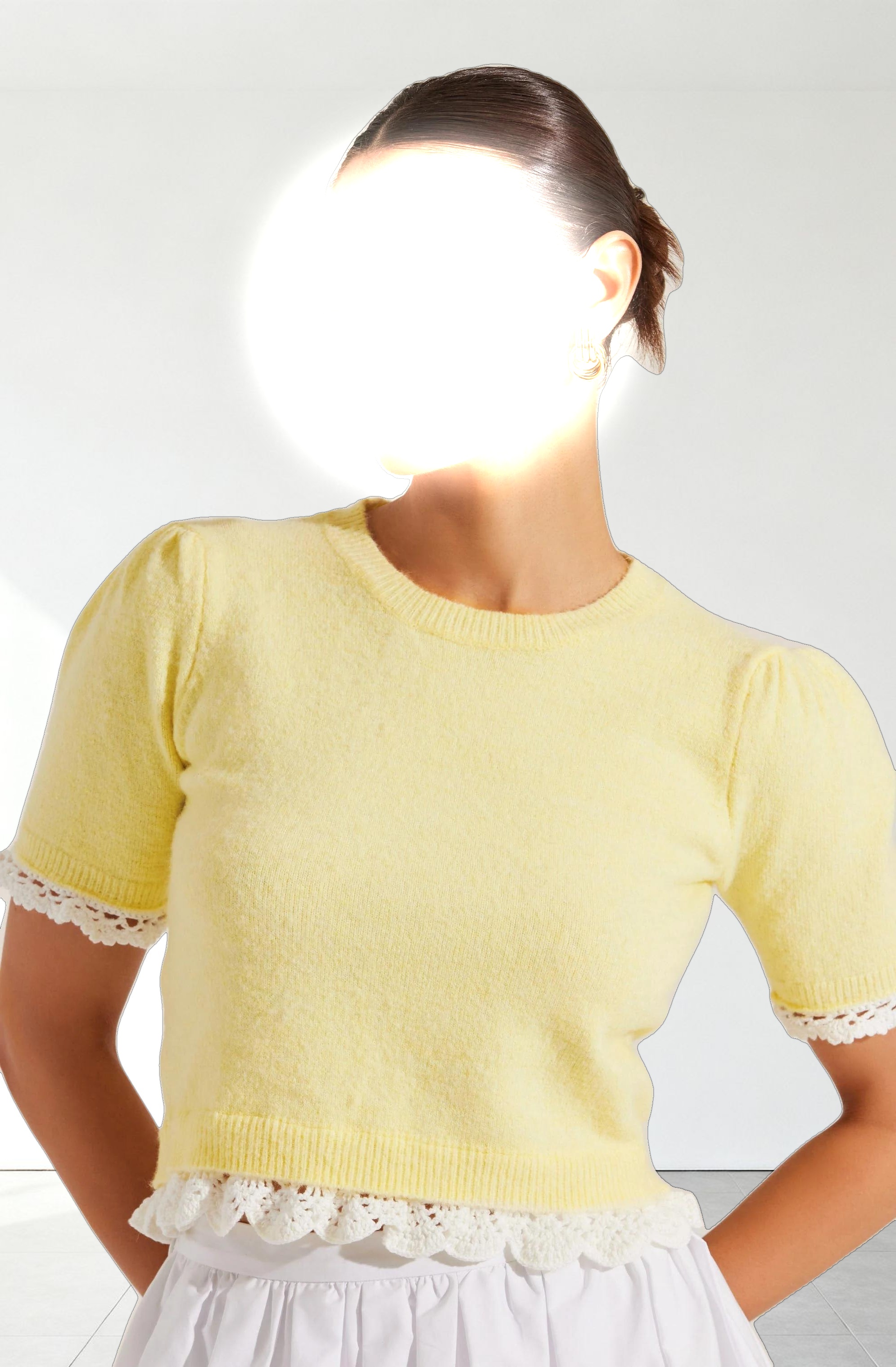 Essy Lace Trim Sweater