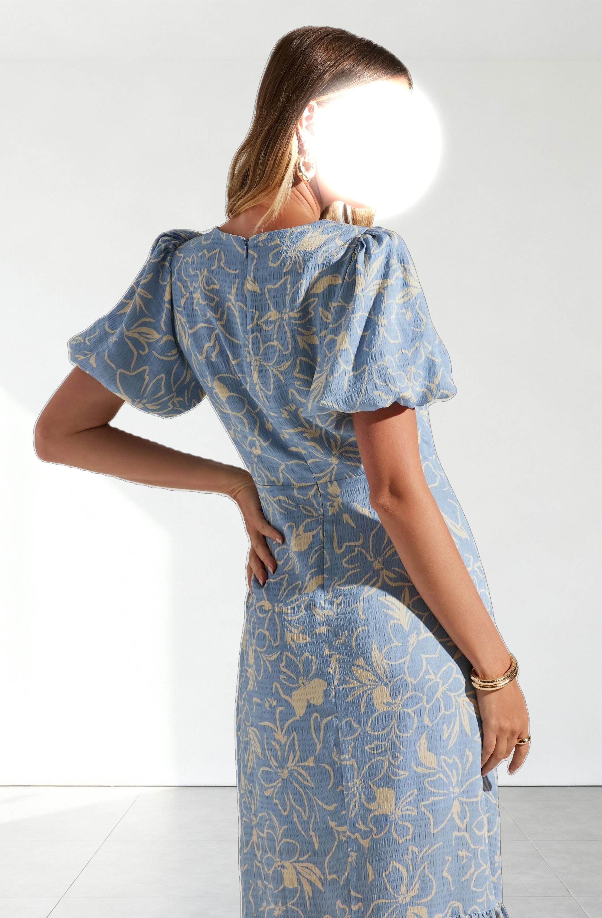 Modena Floral Midi Dress