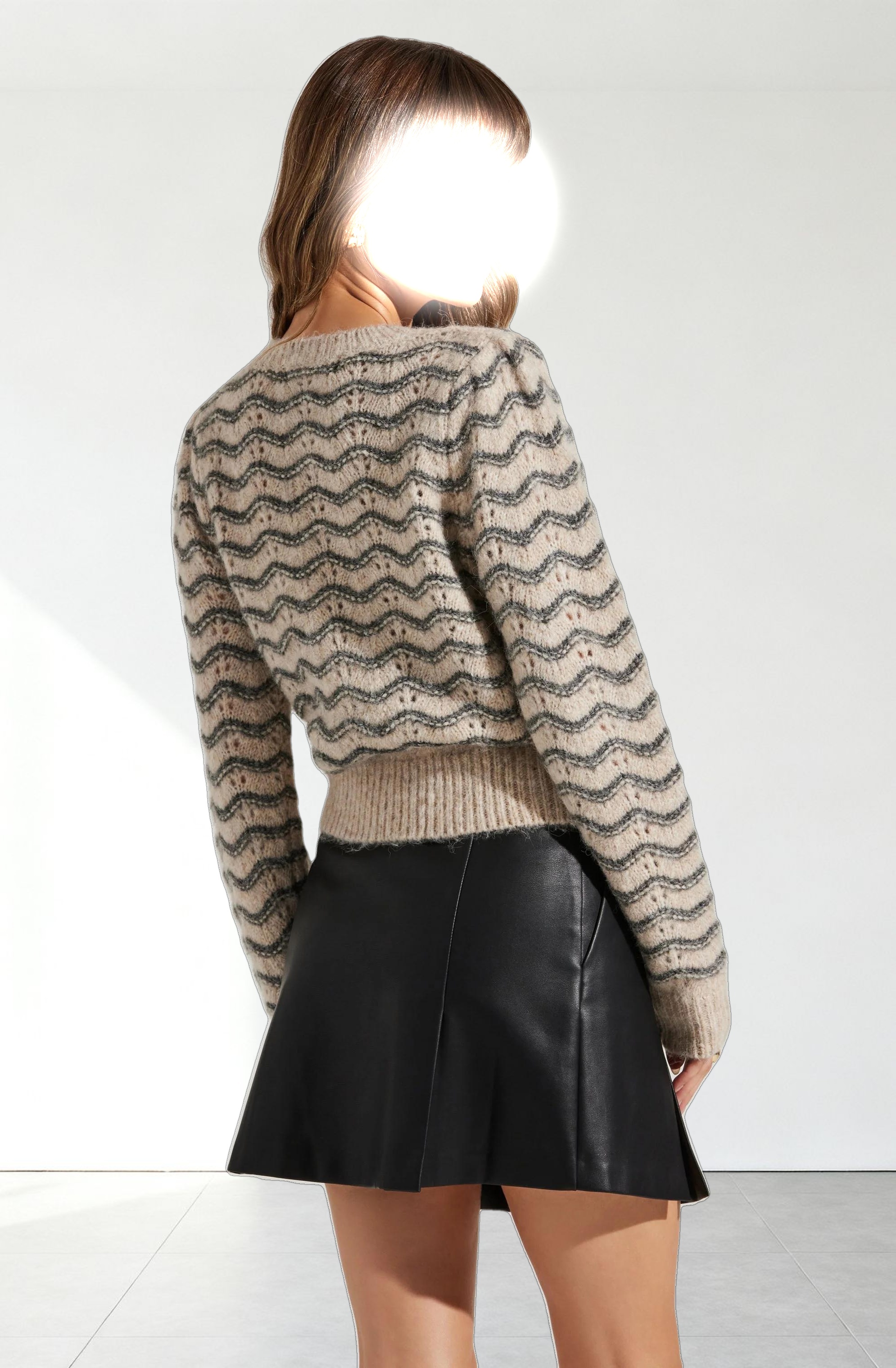 Jaylani Wavy Striped Sweater