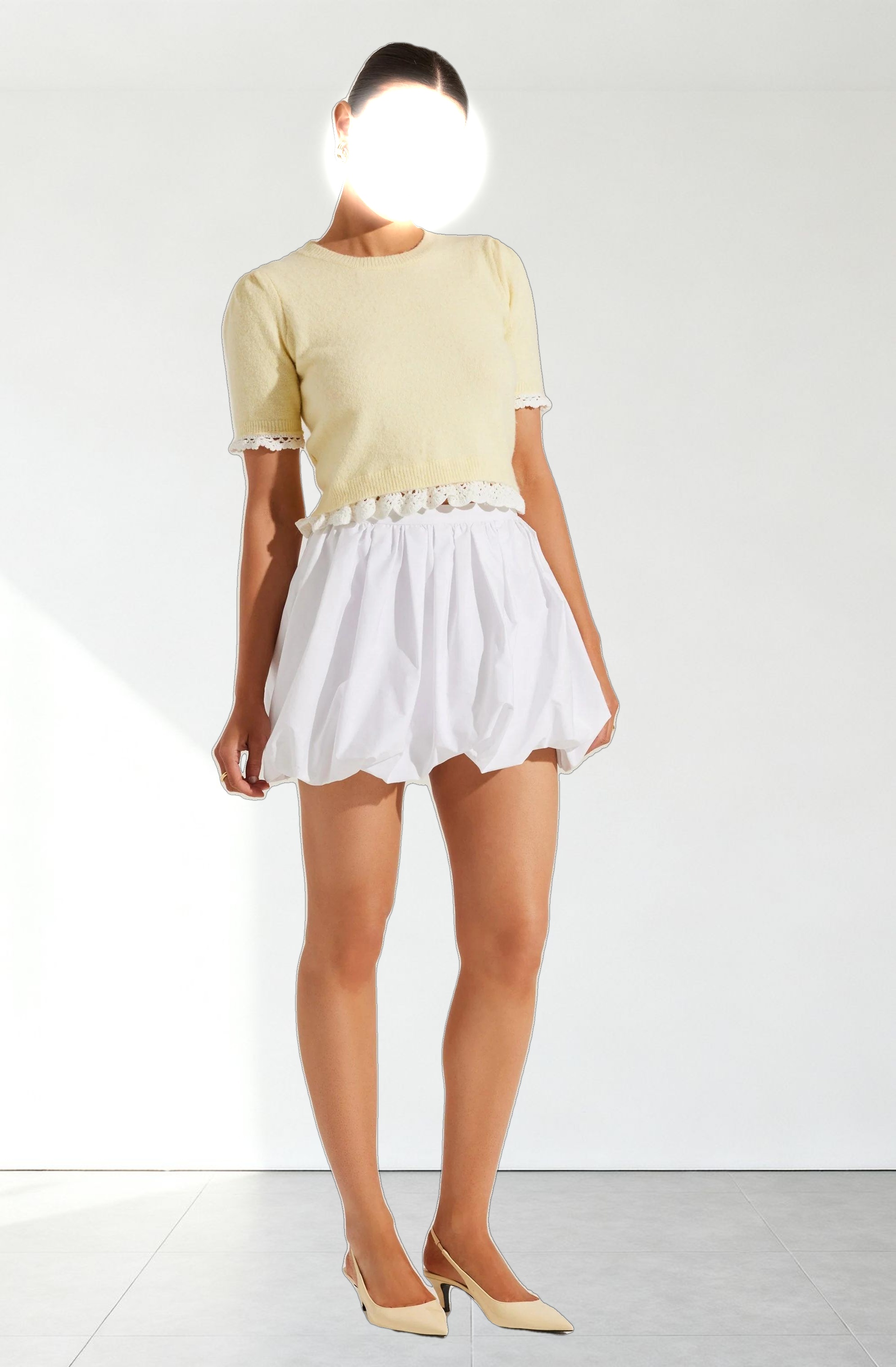 Essy Lace Trim Sweater