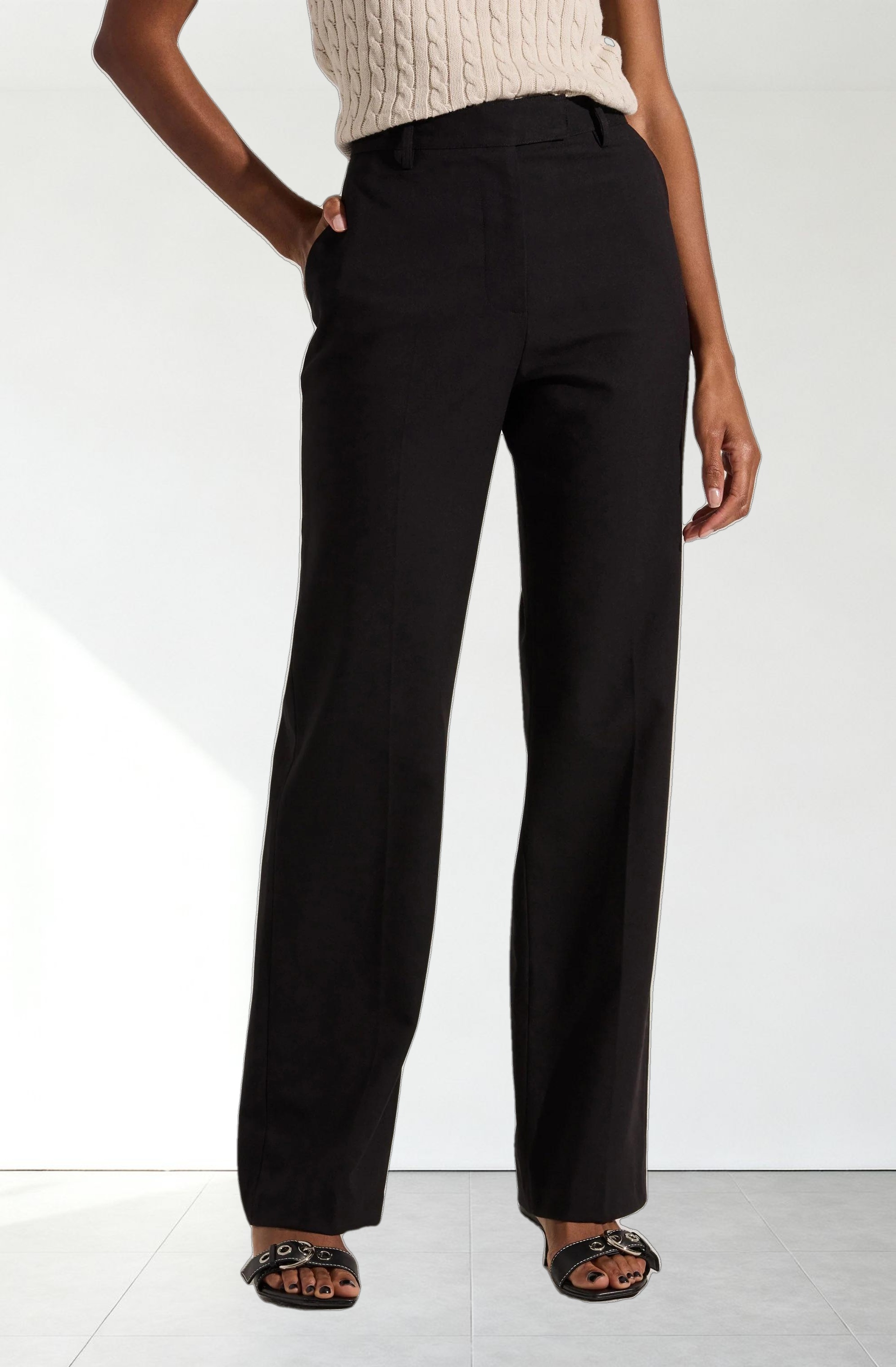 Brooks Pleated Tailored Pants