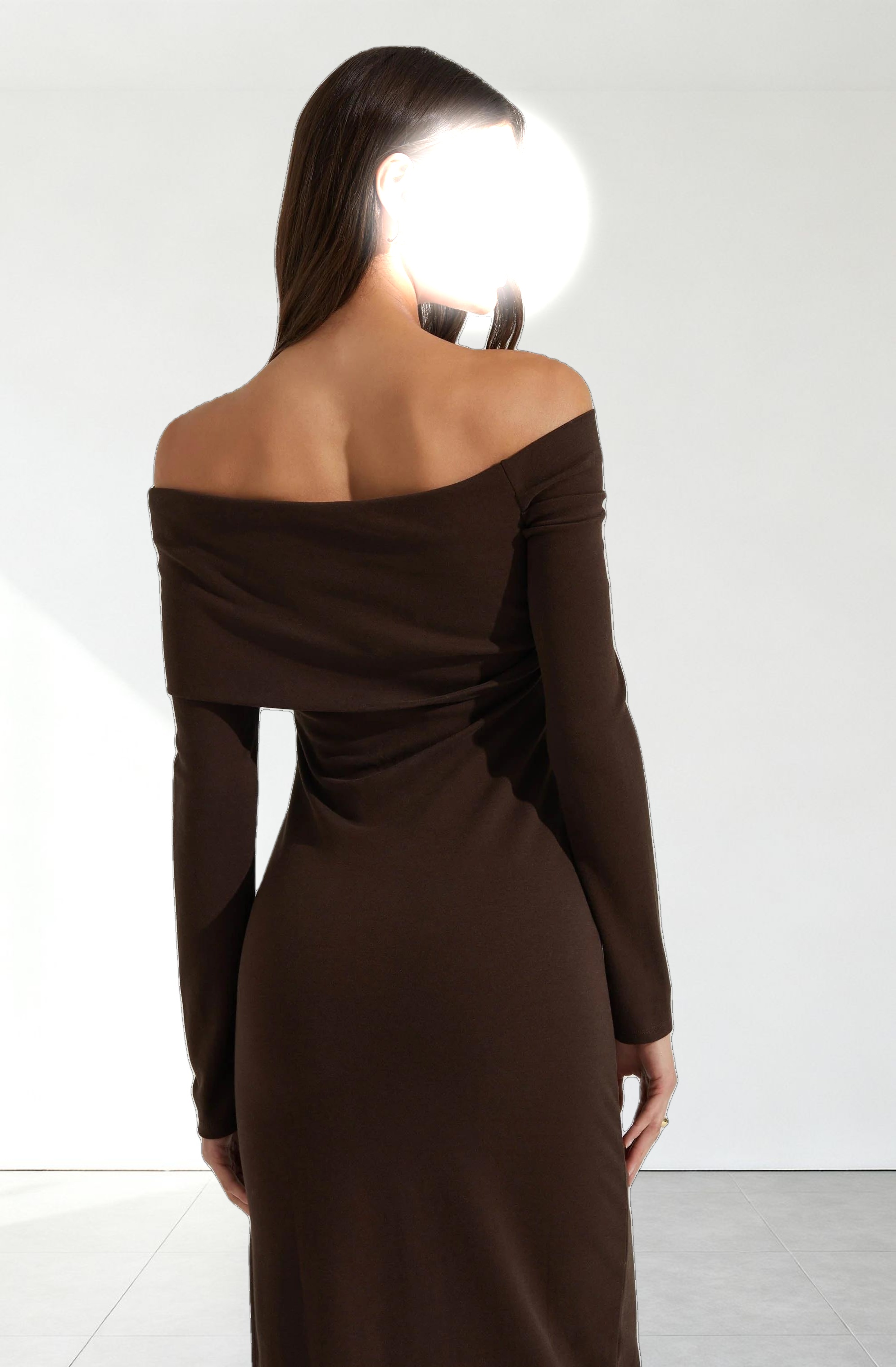 Jada Off Shoulder Midi Dress