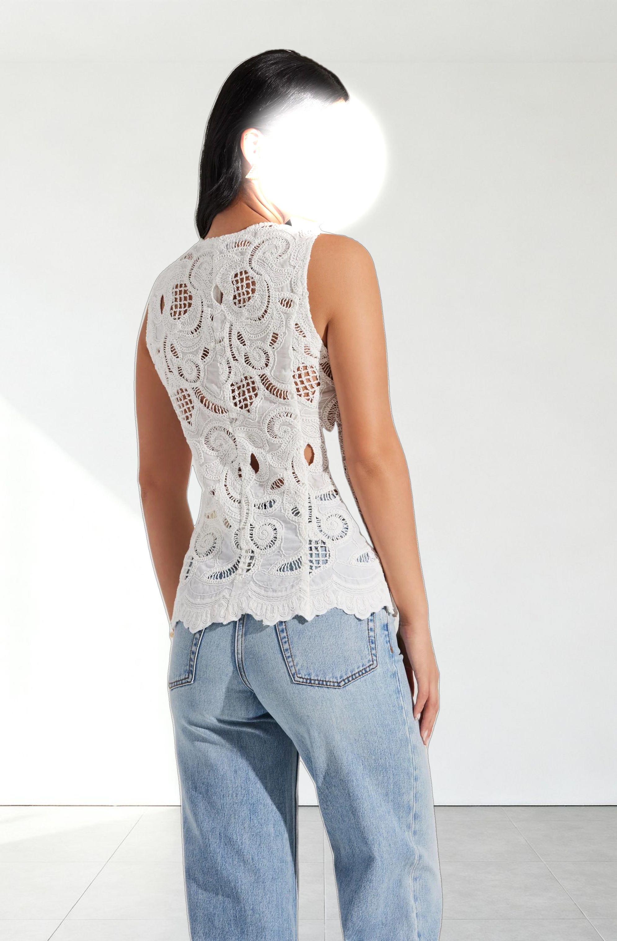 Meira Crochet Vest