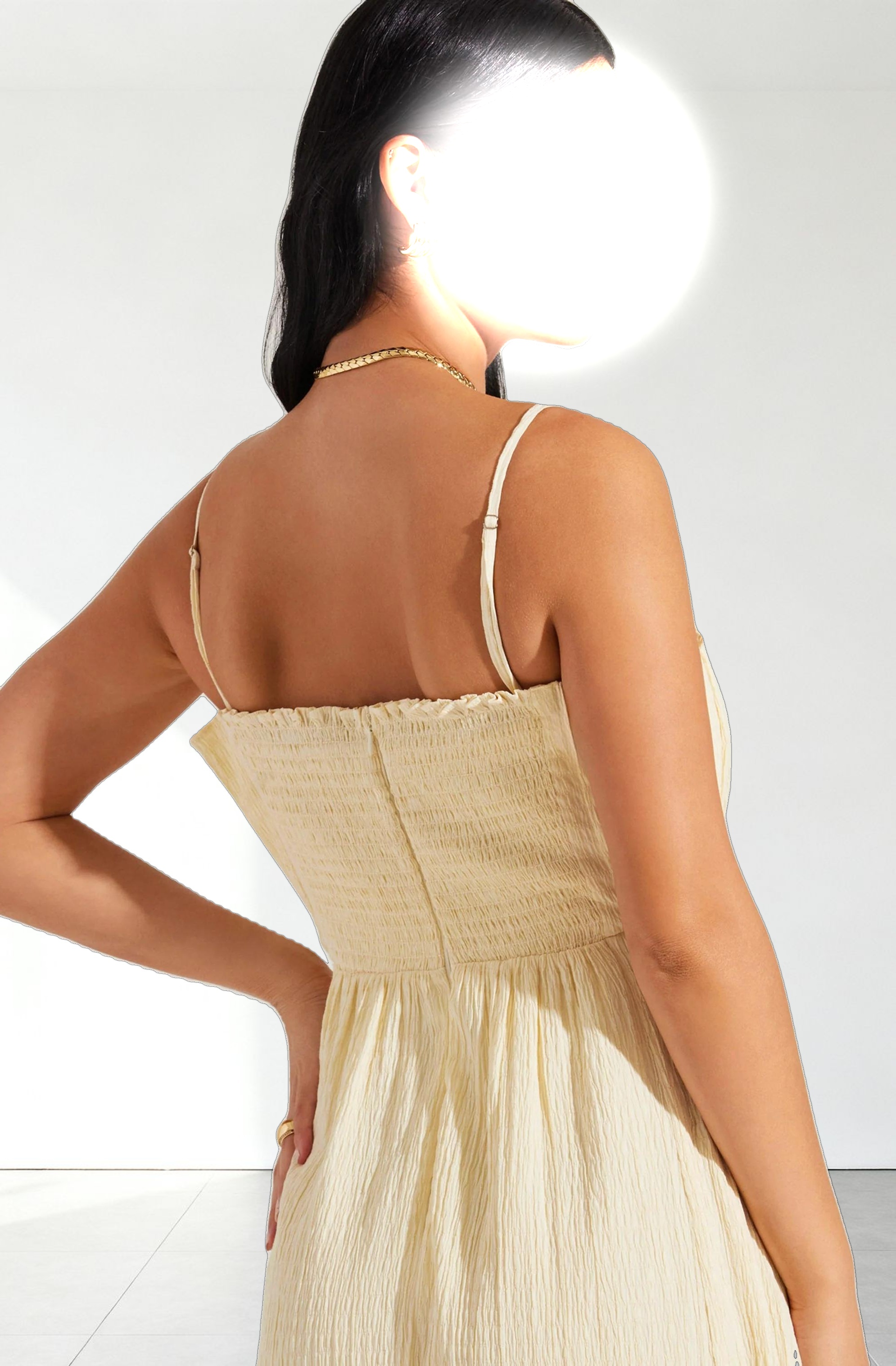 Sunny Pleated Midi Dress