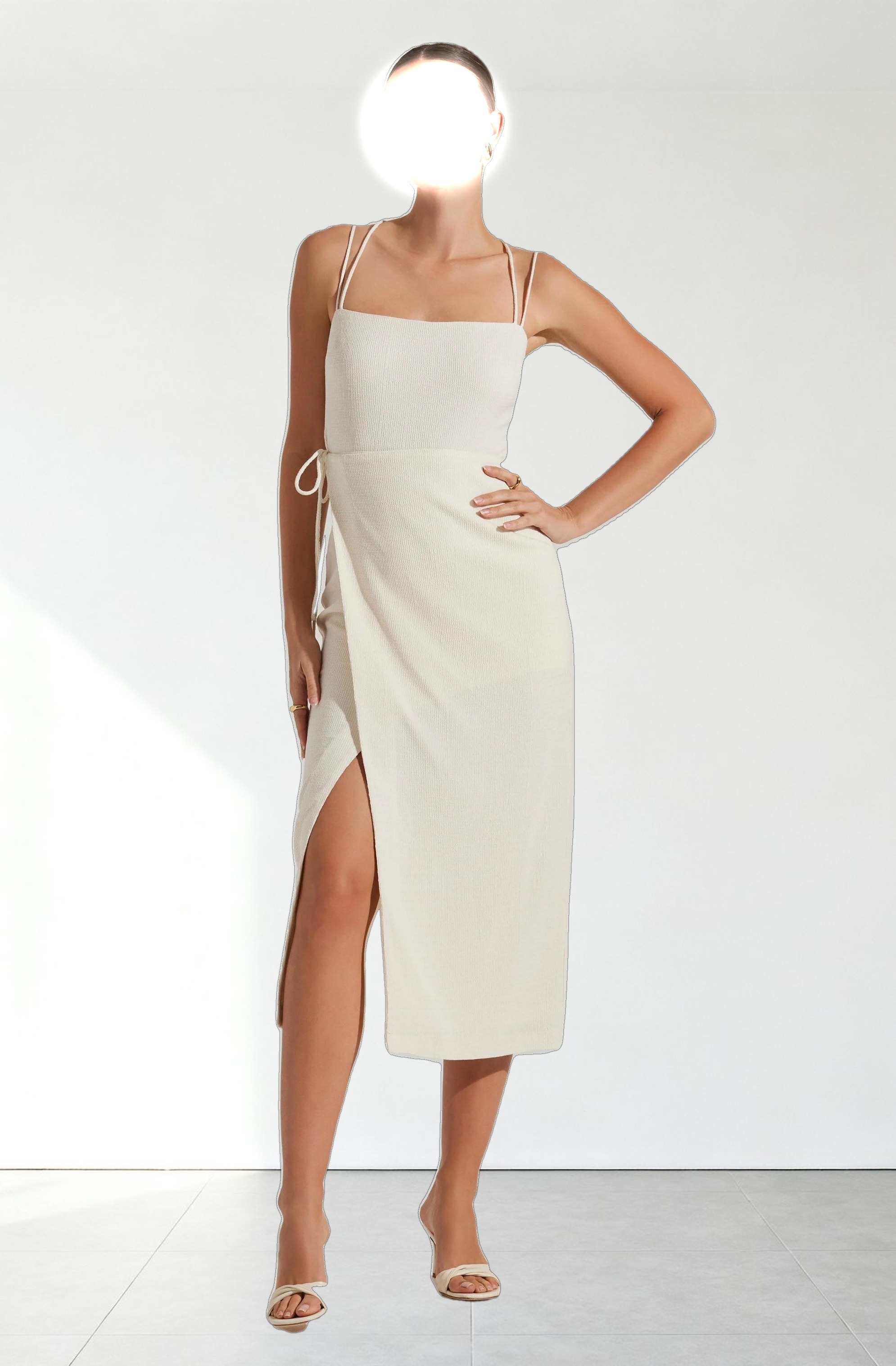 Brinda Wrap Midi Dress