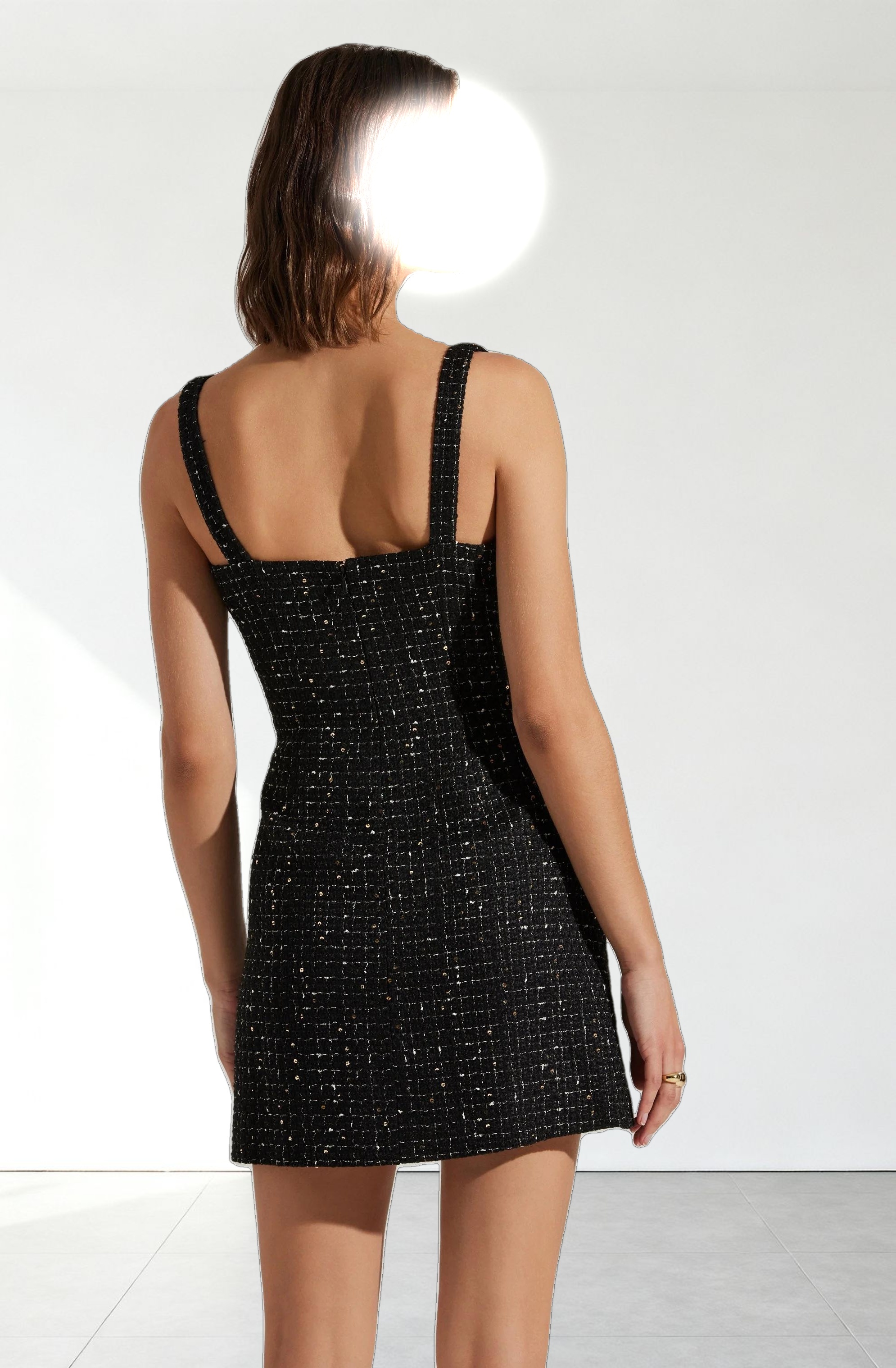 Deanna Tweed Mini Dress