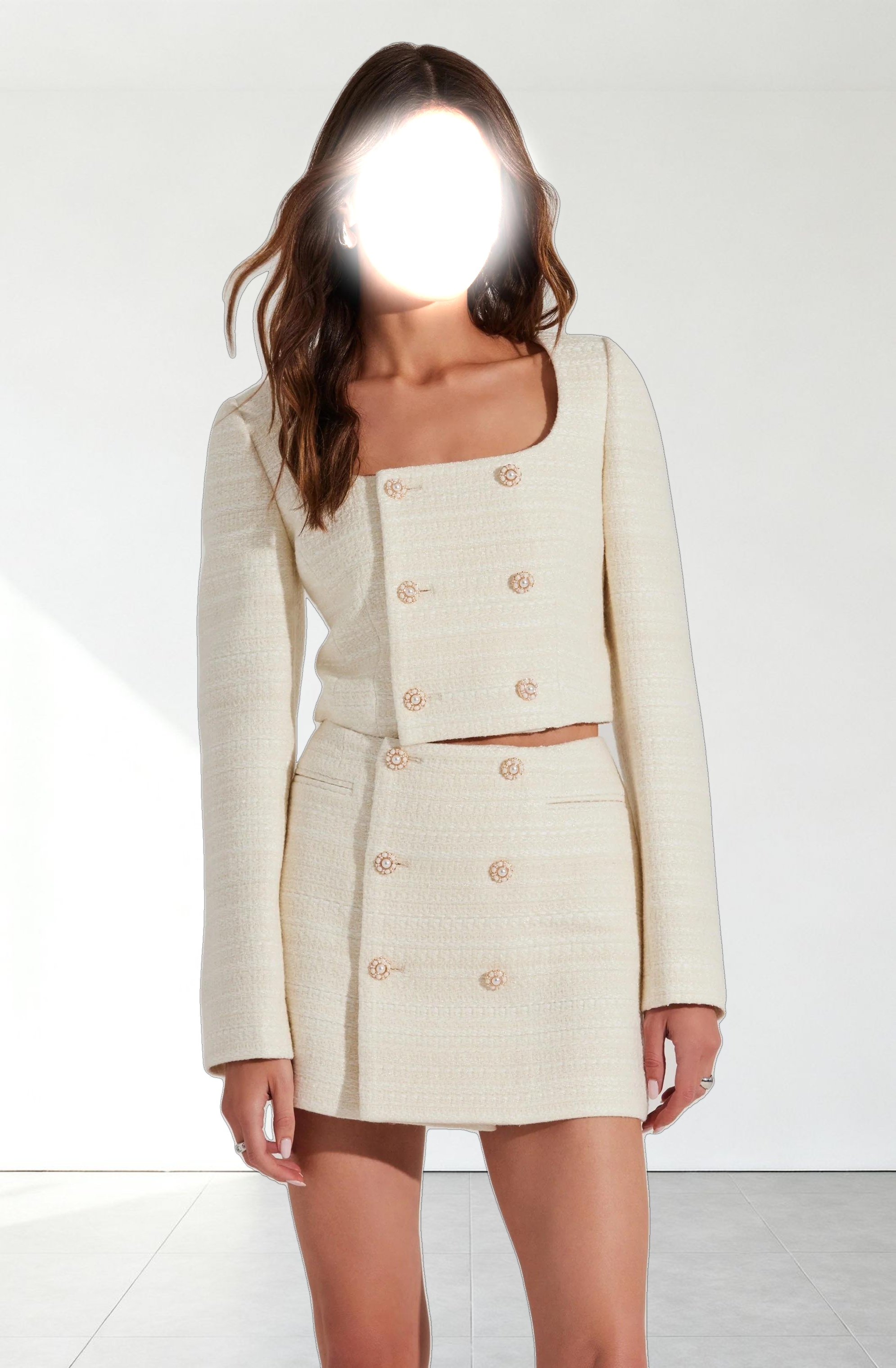 Rosario Tweed Cropped Jacket