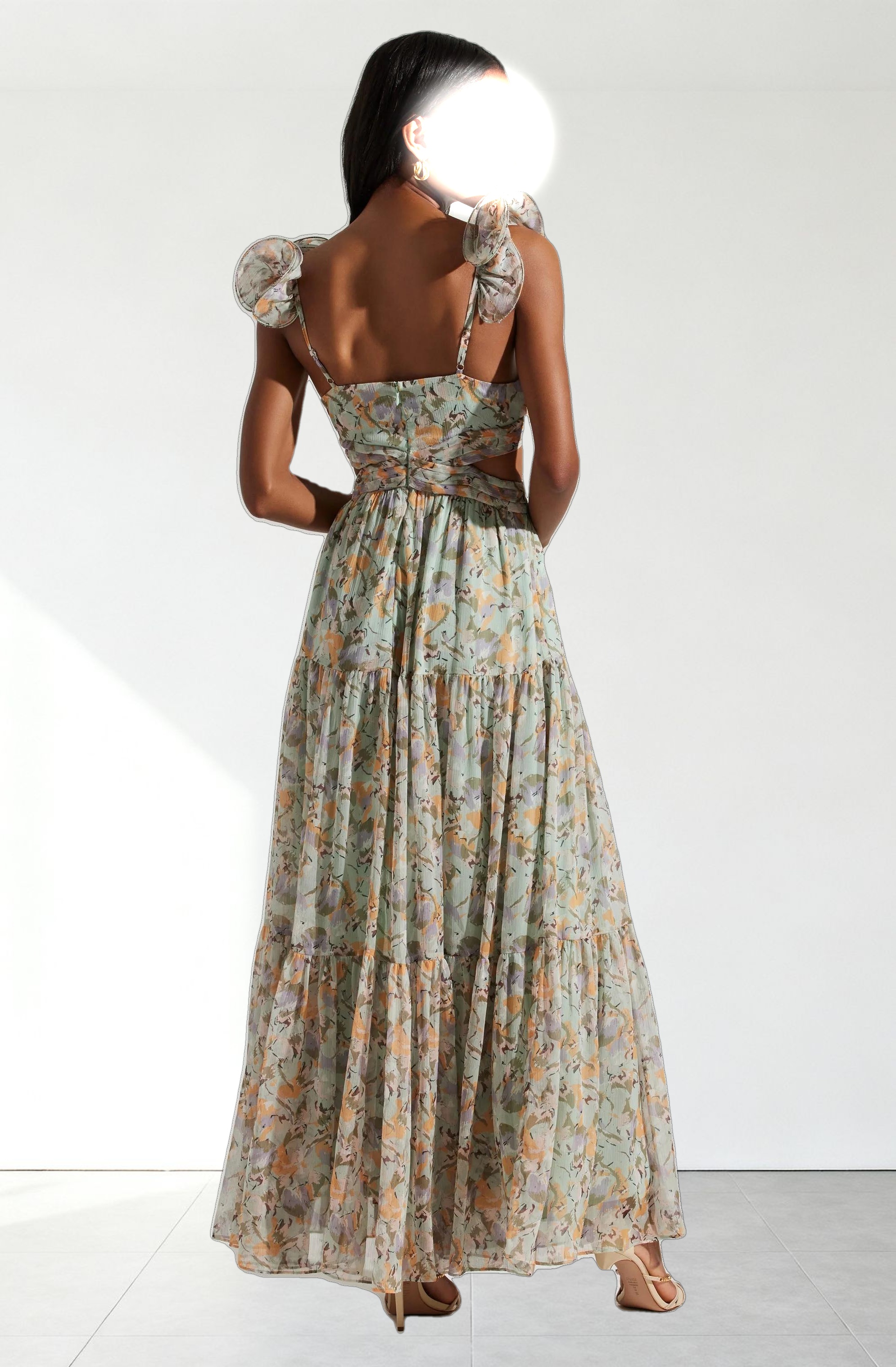 Fritillaria Floral Maxi Dress