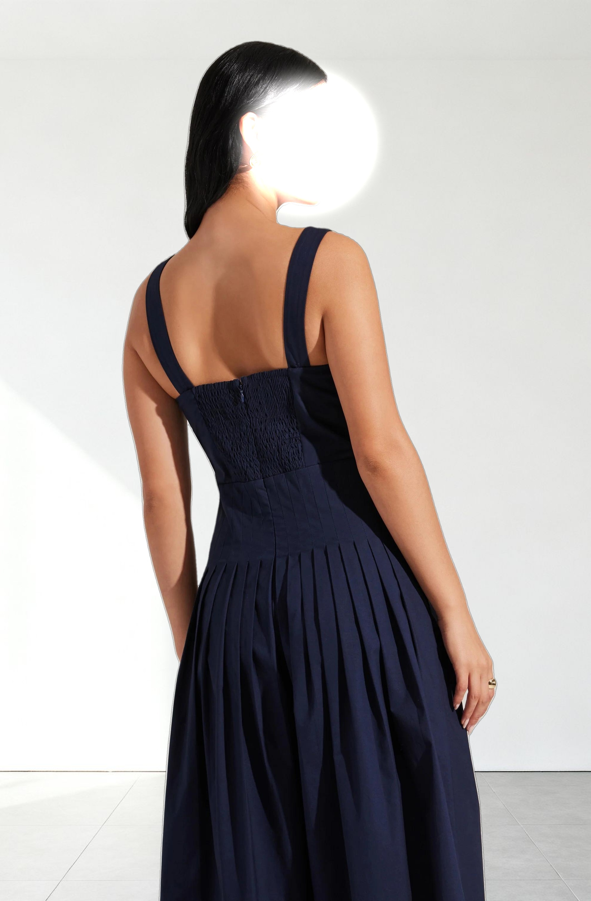 Aeryn Pleated Wide Leg Jumpsuit