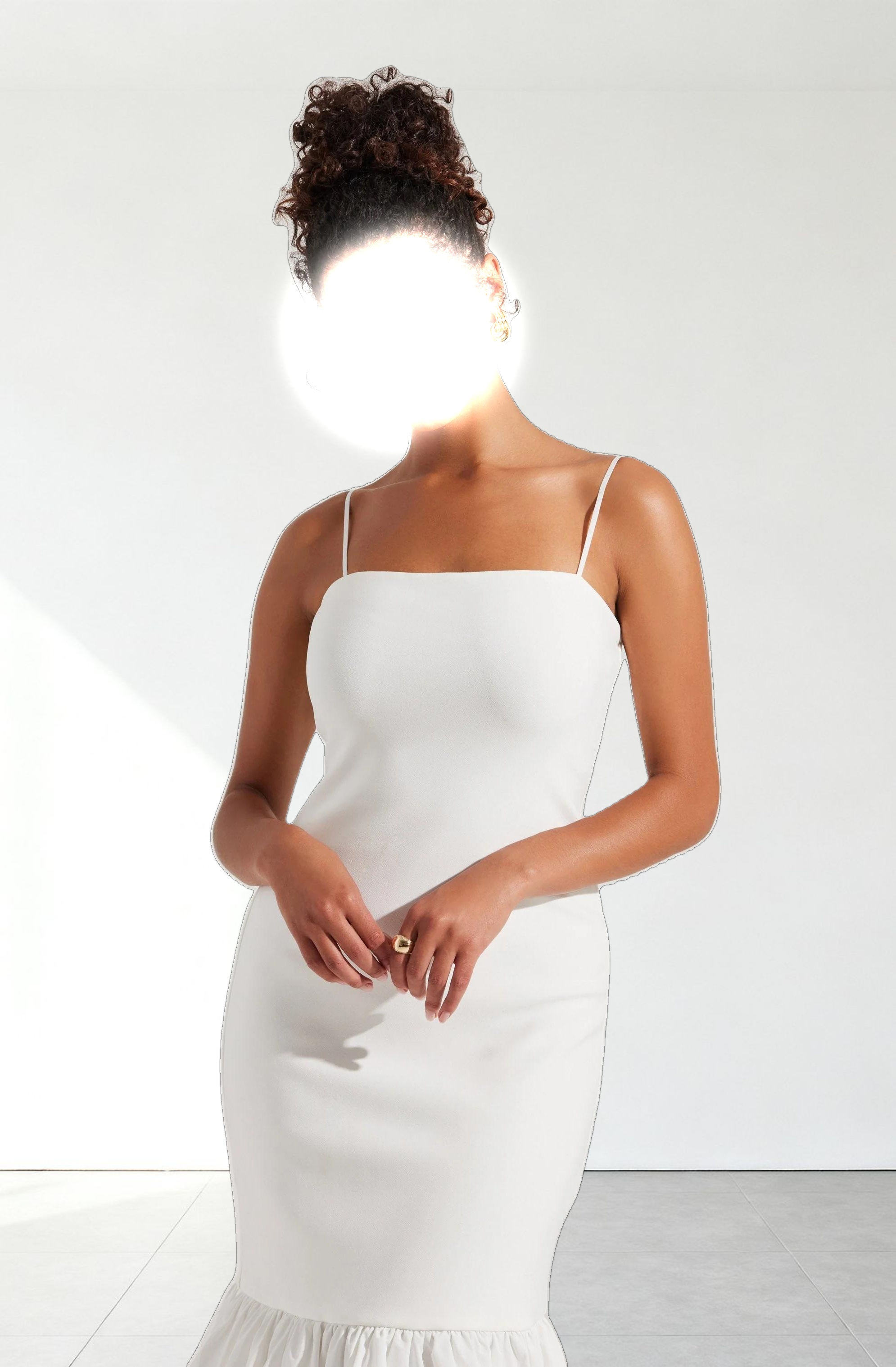 Brittnea Bodycon Bubble Hem Dress